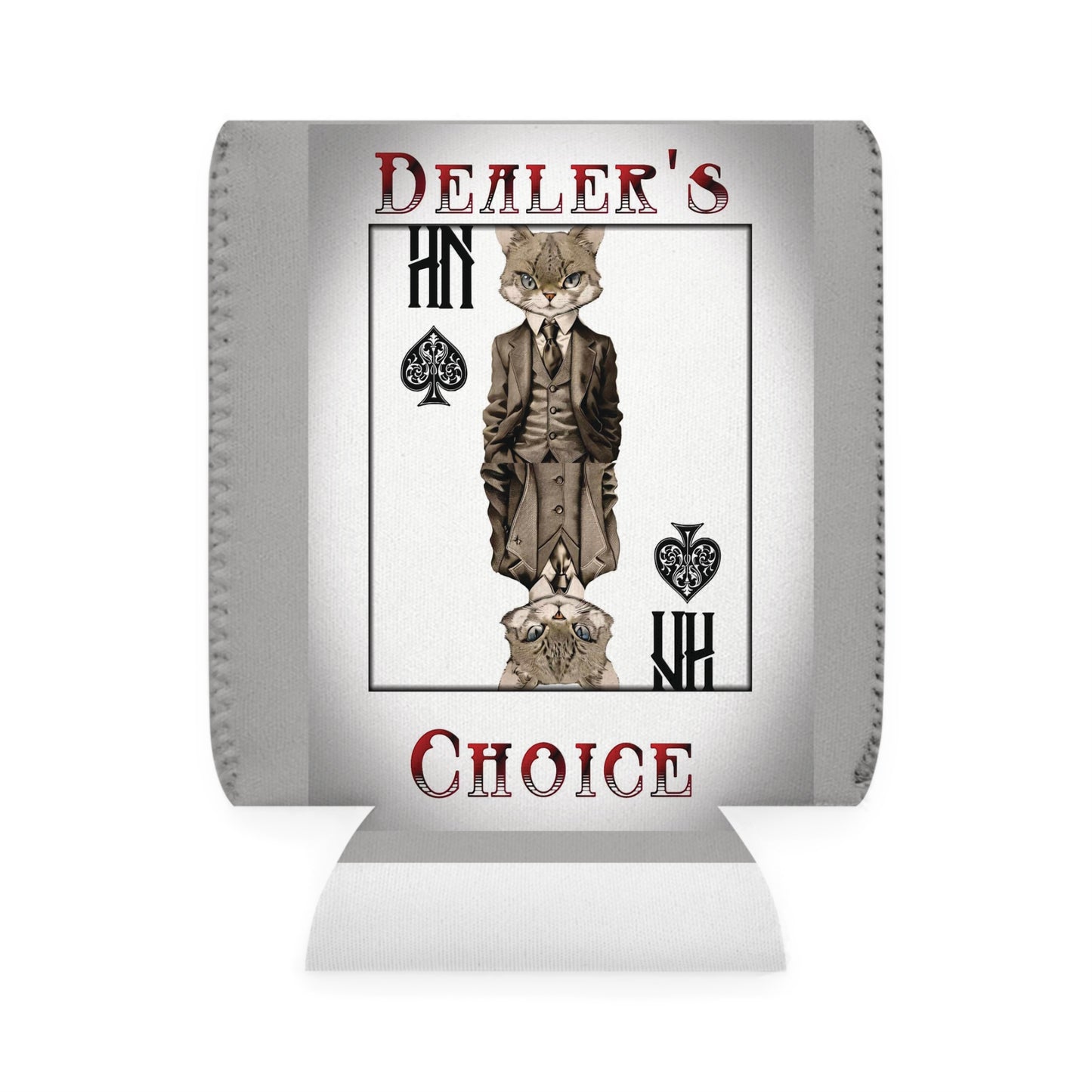 Stand out with the Dealers Choice Can Cooler Sleeve available at Hey Nugget. Grab yours today!