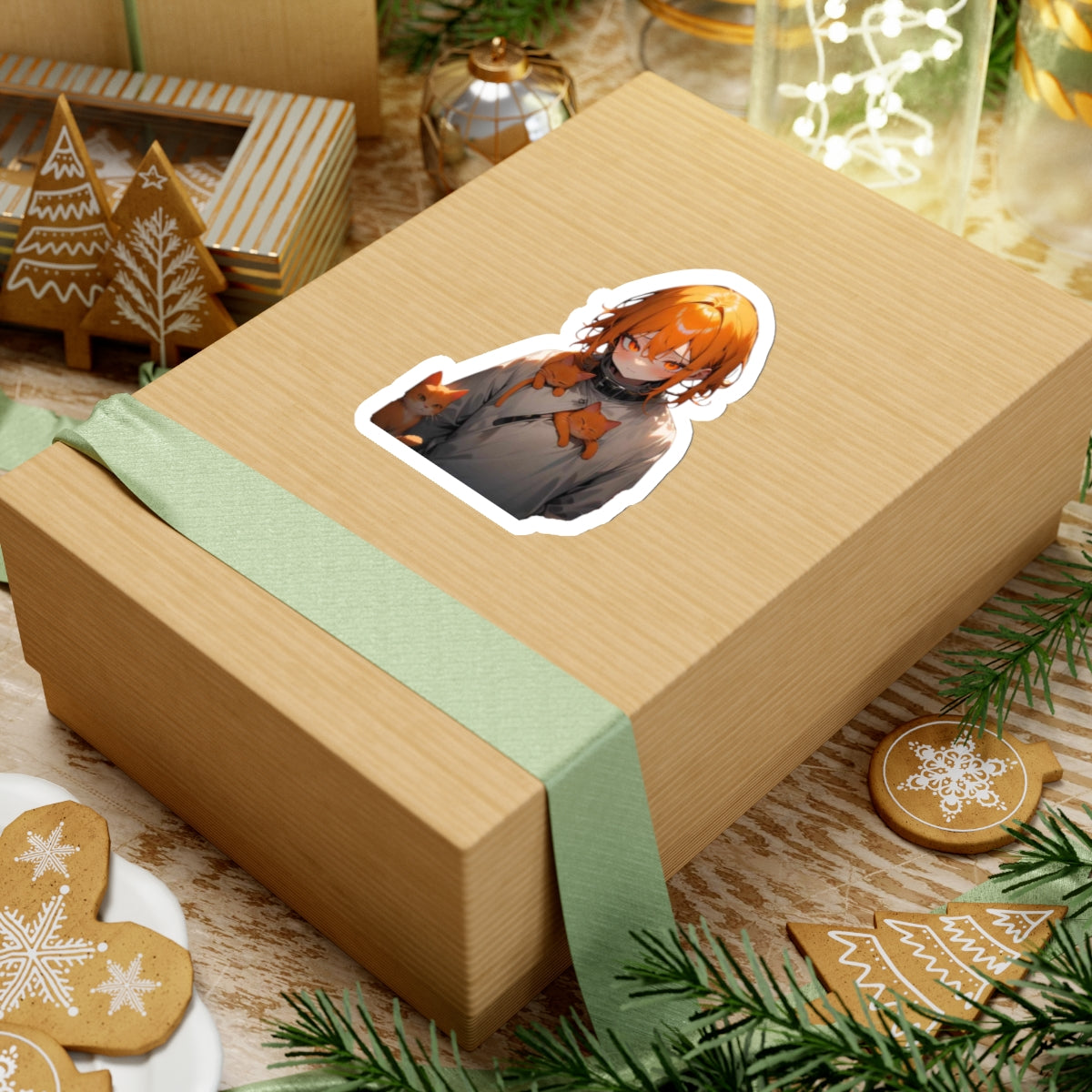 Stand out with the Crazy Cat Stickers available at Hey Nugget. Grab yours today!