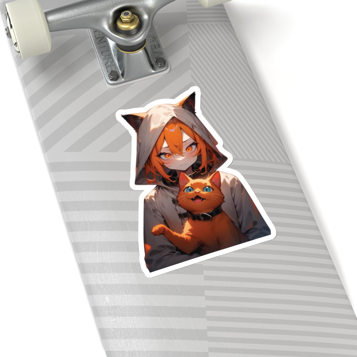 Stand out with the Crazy Cat Stickers available at Hey Nugget. Grab yours today!