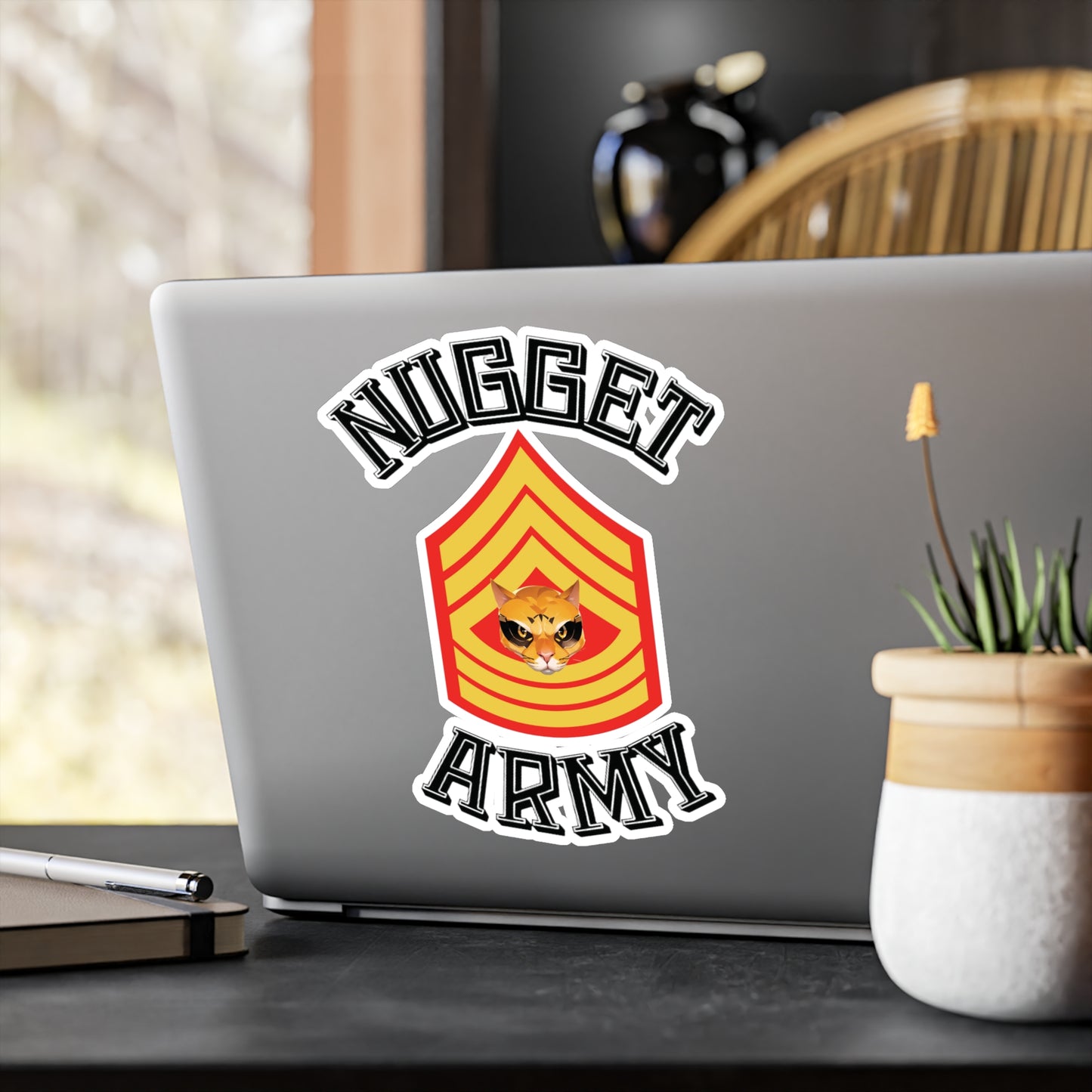 Stand out with the Nugget Army available at Hey Nugget. Grab yours today!