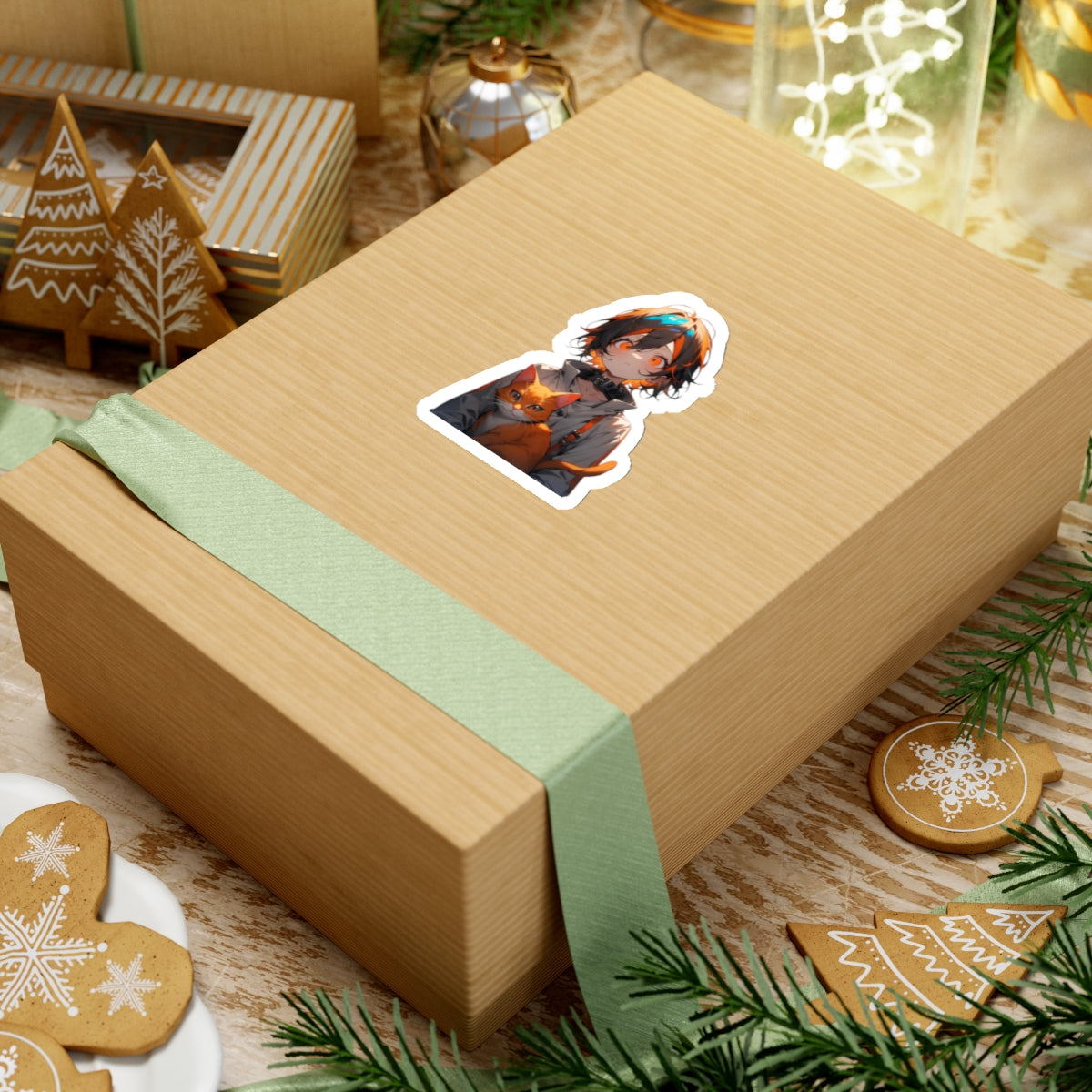 Stand out with the Crazy Cat Stickers available at Hey Nugget. Grab yours today!