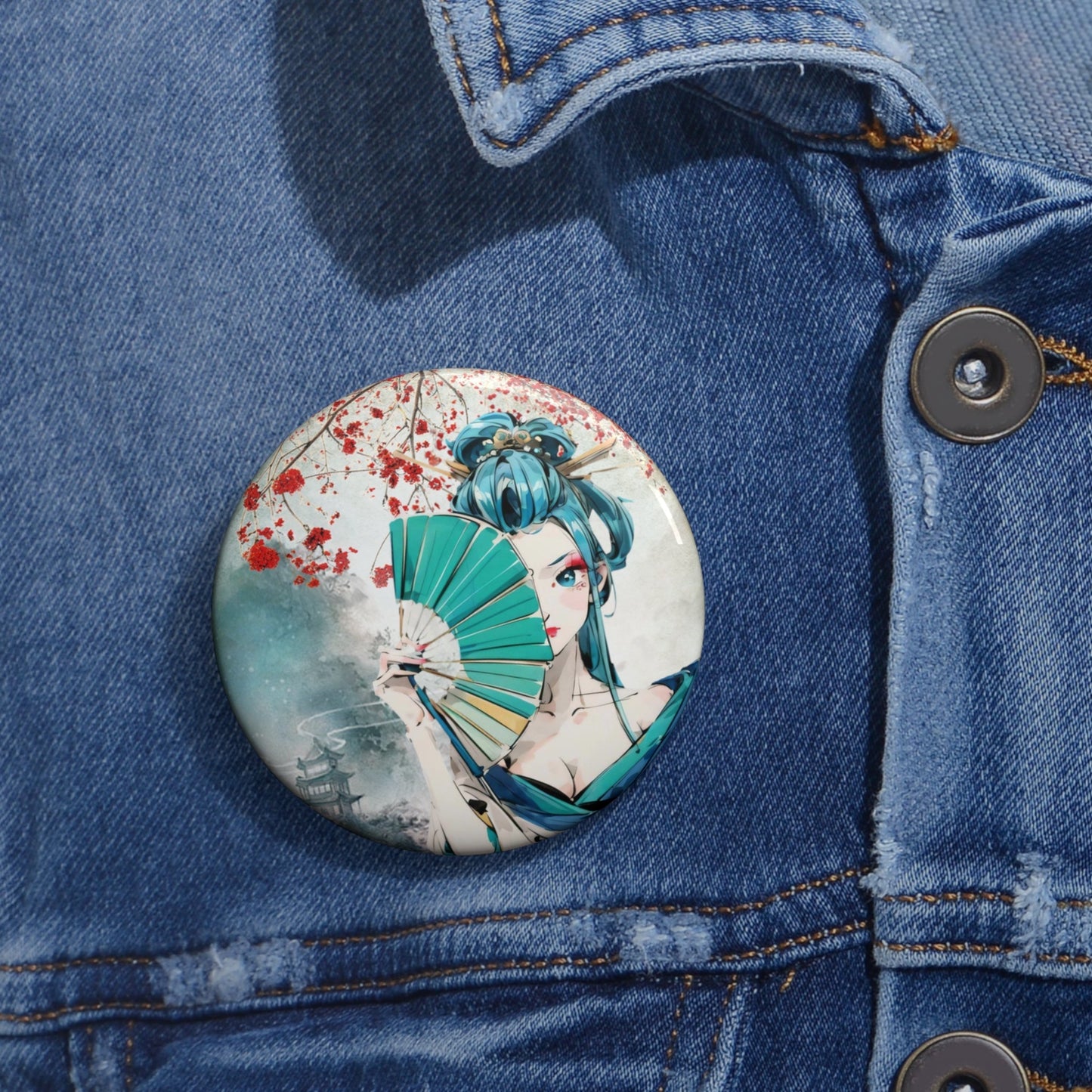 Stand out with the Tokyo Pin Buttons available at Hey Nugget. Grab yours today!