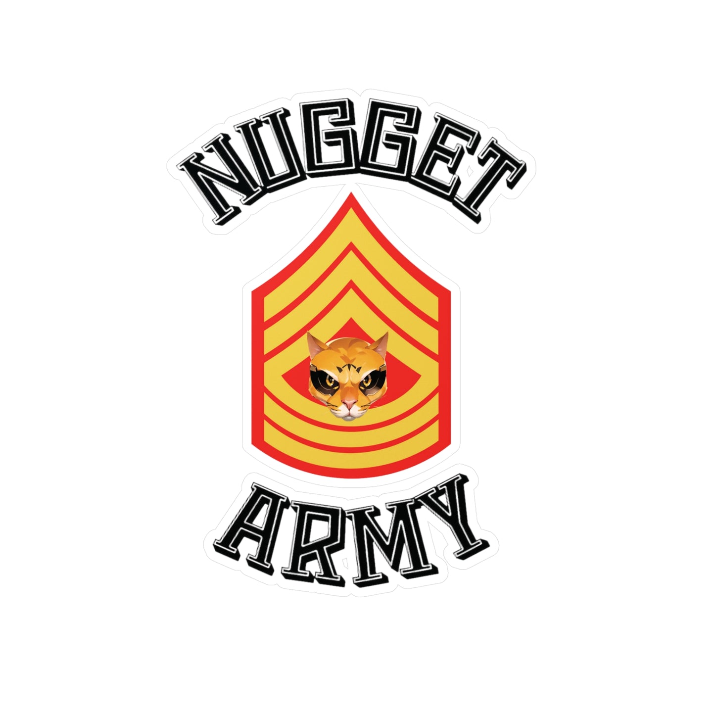 Stand out with the Nugget Army available at Hey Nugget. Grab yours today!