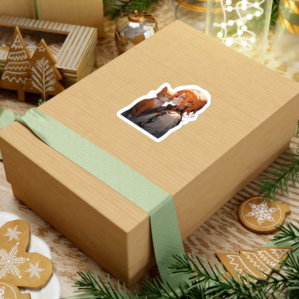 Stand out with the Crazy Cat Stickers available at Hey Nugget. Grab yours today!