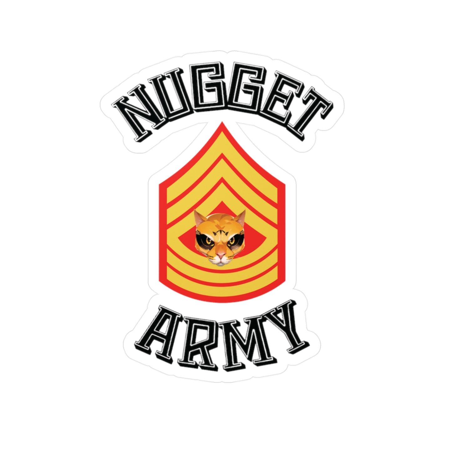 Stand out with the Nugget Army available at Hey Nugget. Grab yours today!
