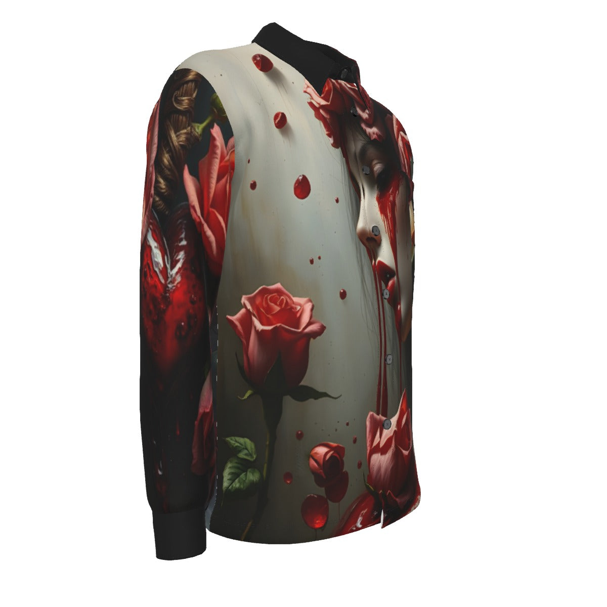 Stand out with the Heart on my Sleeve Men's Long Sleeve available at Hey Nugget. Grab yours today!