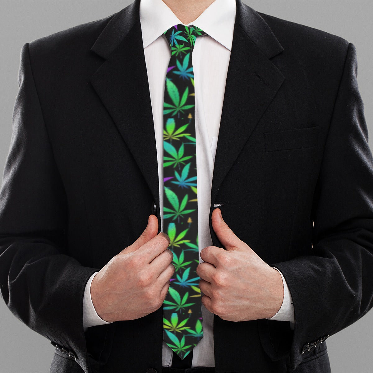 Stand out with the Good Vibes Unisex Tie available at Hey Nugget. Grab yours today!