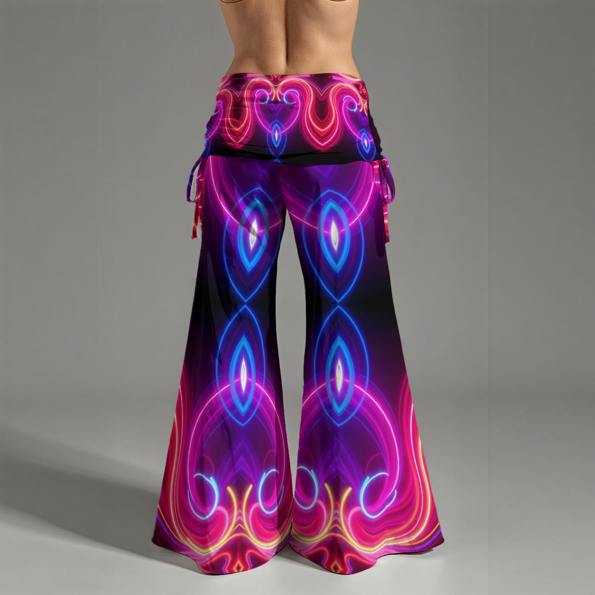 Neon Women's High Waist Wide Leg Pants