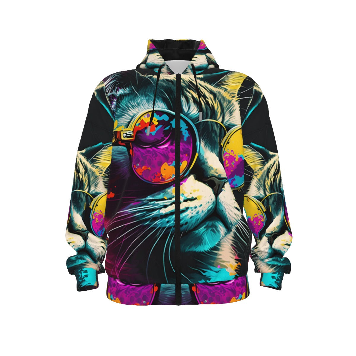 Stand out with the CoolCat Unisex Pullover Hoodie With Zipper available at Hey Nugget. Grab yours today!