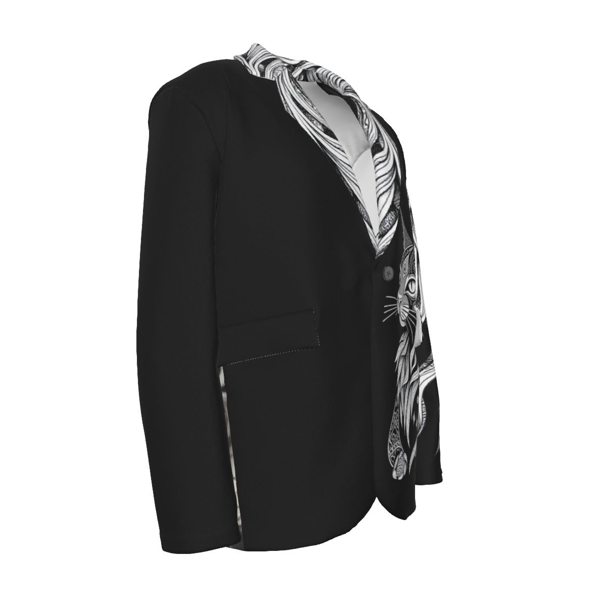 Stand out with the Nordic Kitty Men's Blazer available at Hey Nugget. Grab yours today!