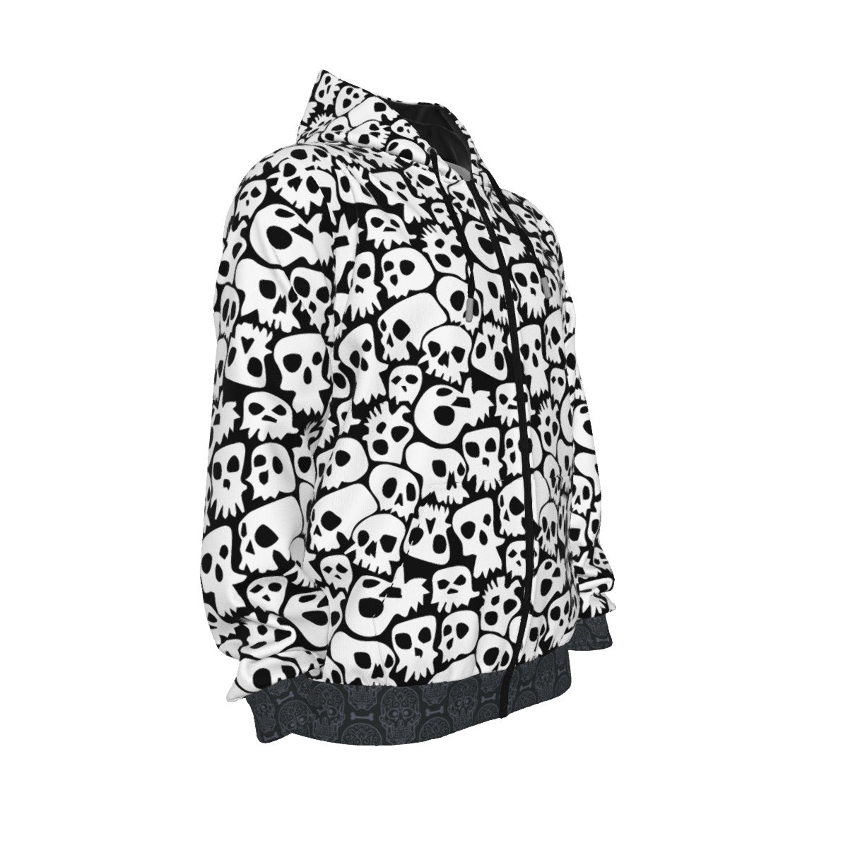 Stand out with the Skull Unisex Hoodie With Zipper available at Hey Nugget. Grab yours today!