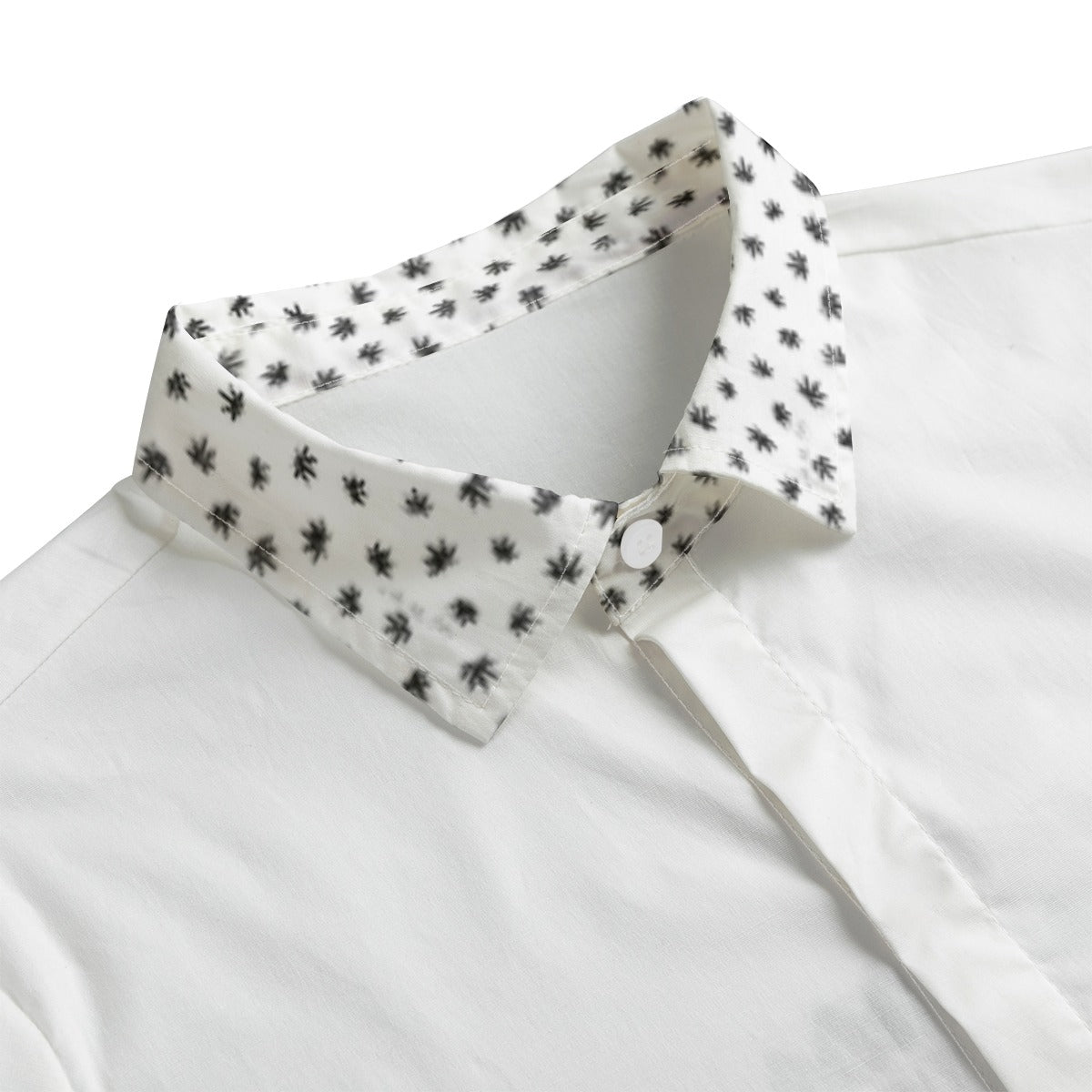 Stand out with the Good Vibes Men's Lapel Collar Shirt available at Hey Nugget. Grab yours today!