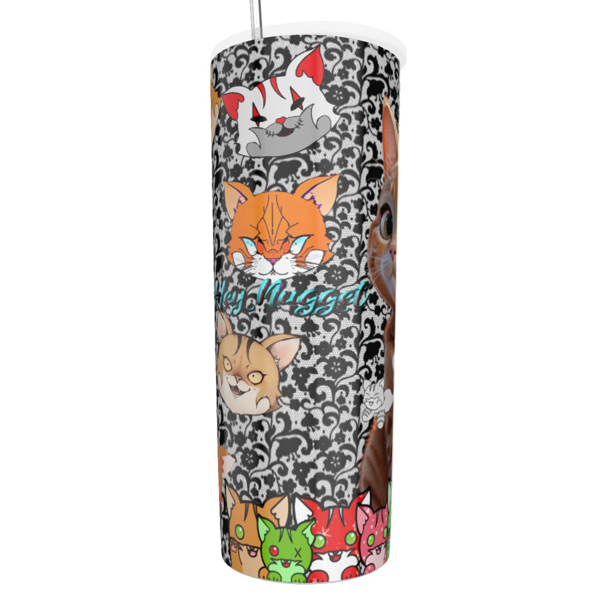 Stand out with the The Years of Nugget Glitter Tumbler With Stainless Steel Straw 20oz available at Hey Nugget. Grab yours today!