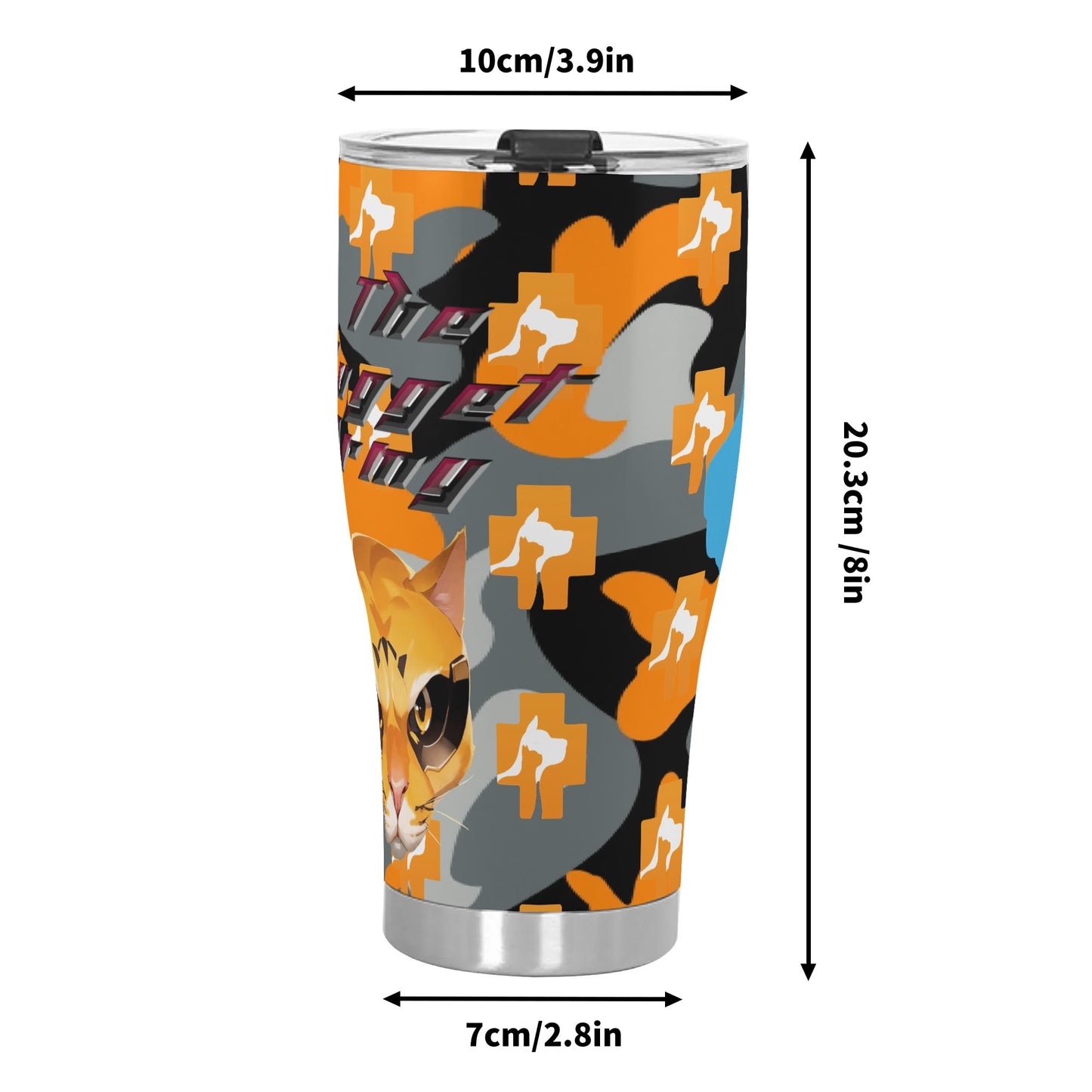 Stand out with the The Nugget Army Vet Stainless Steel Tumbler 30oz available at Hey Nugget. Grab yours today!