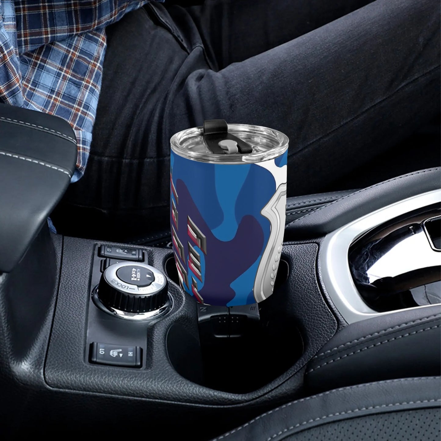 Stand out with the The Nugget Army Police Stainless Steel Tumbler 30oz available at Hey Nugget. Grab yours today!