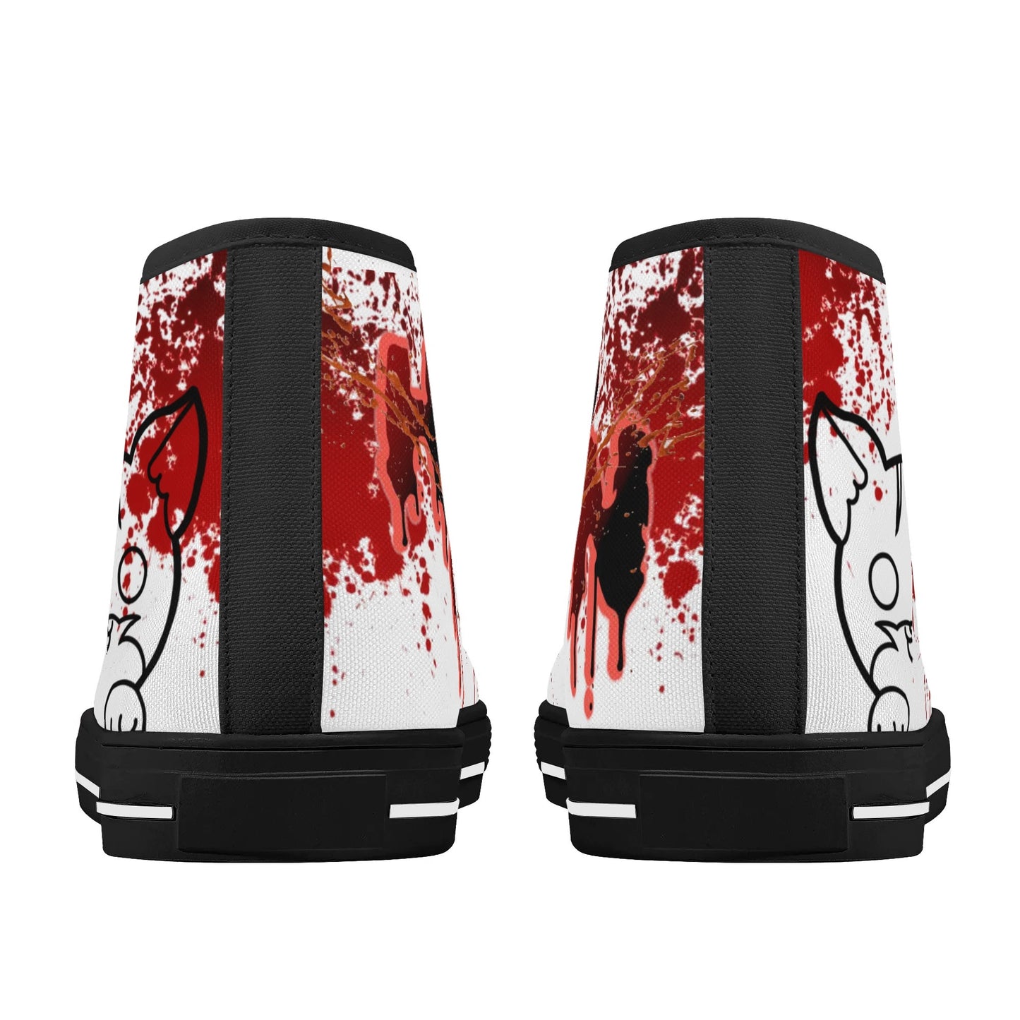 Stand out with the My Bloody Nuggieween Mens High Top Canvas Shoes available at Hey Nugget. Grab yours today!