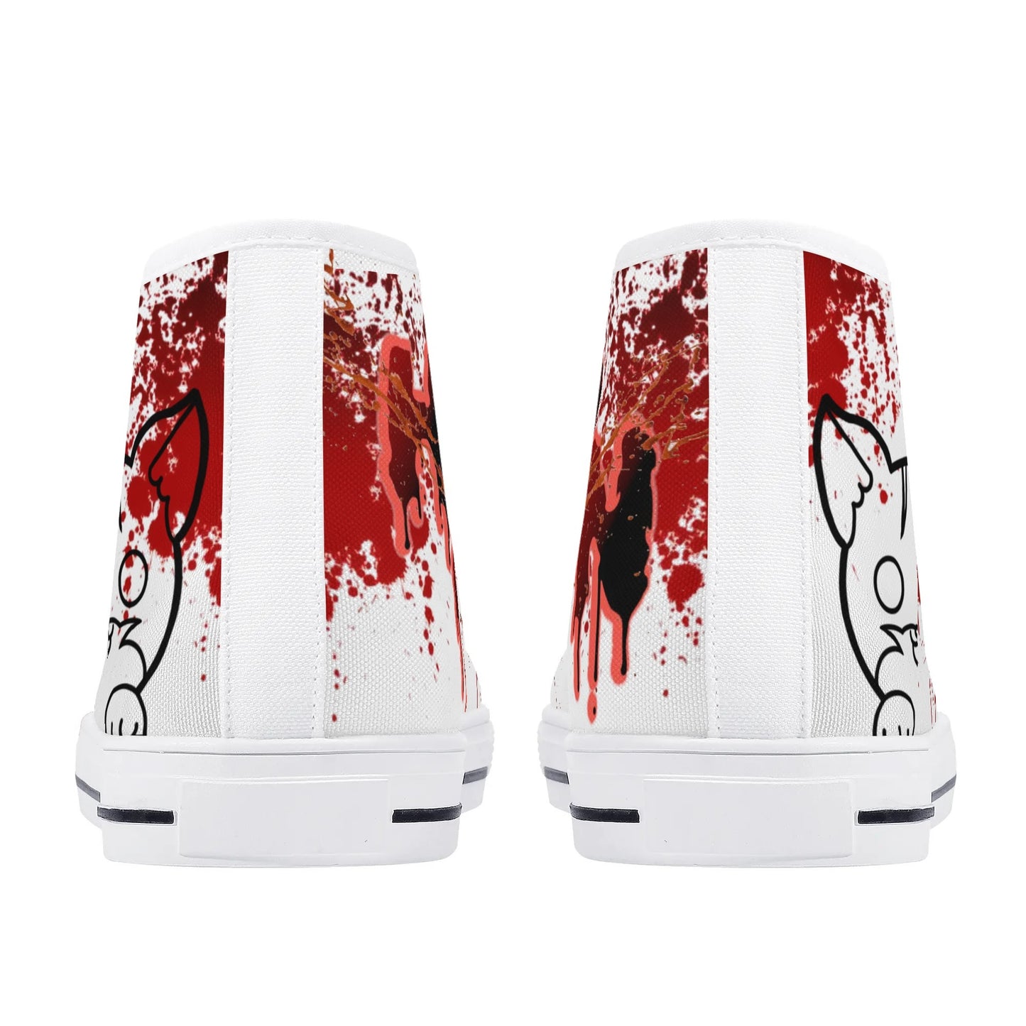 Stand out with the My Bloody Nuggieween Womens High Top Canvas Shoes available at Hey Nugget. Grab yours today!