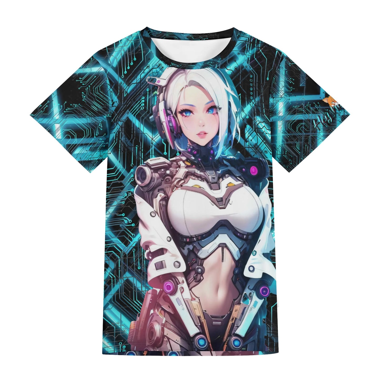 Stand out with the Cyber Queen Unisex Adult Short Sleeve available at Hey Nugget. Grab yours today!