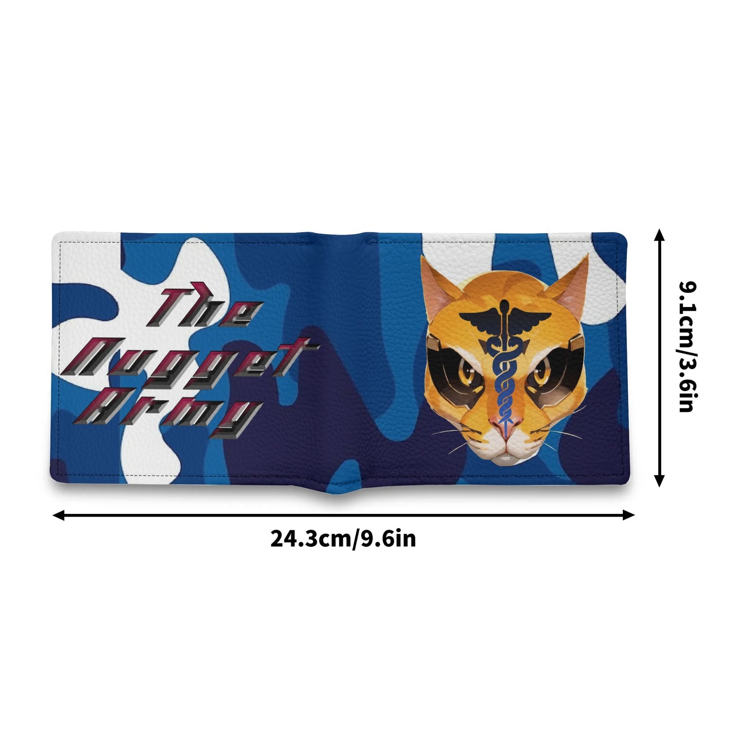 Stand out with the The Nugget Army Medic Leather Wallet available at Hey Nugget. Grab yours today!