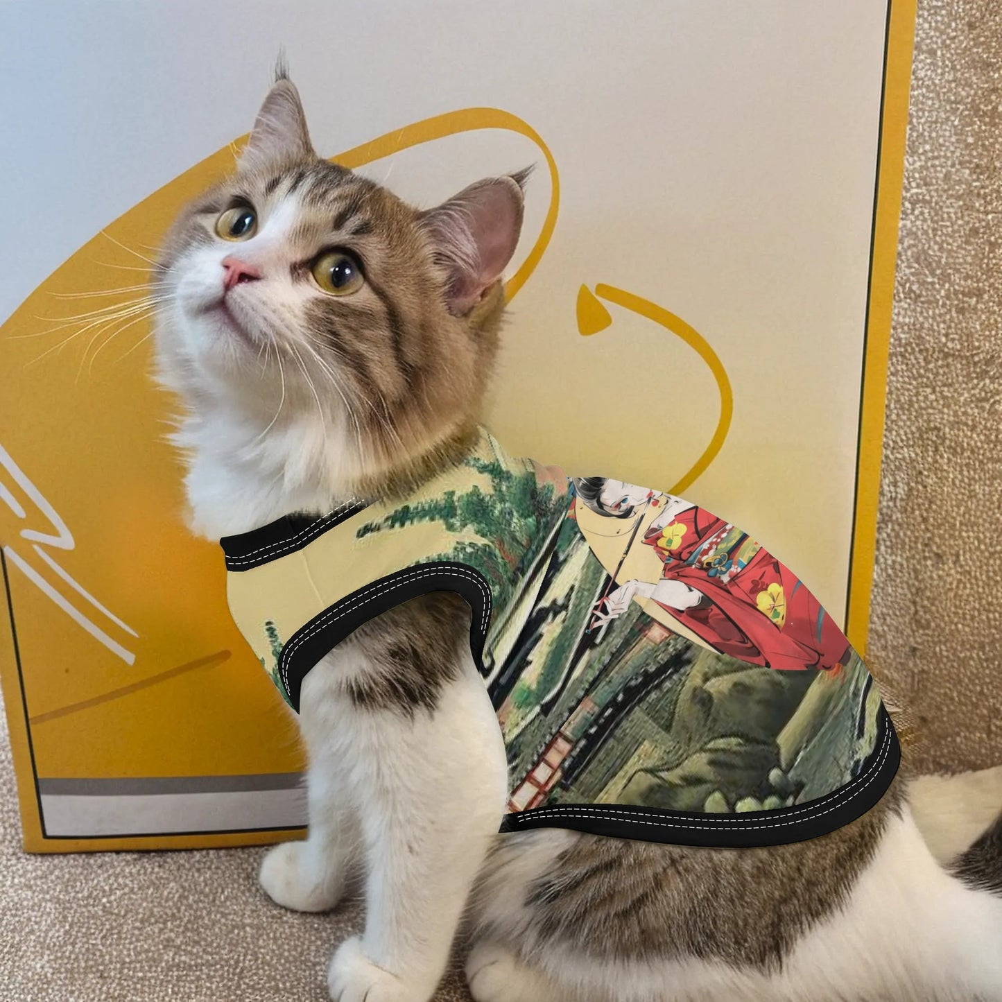 Stand out with the Tokyo Nugget Pet Shirt for Small Medium Dogs Cats available at Hey Nugget. Grab yours today!
