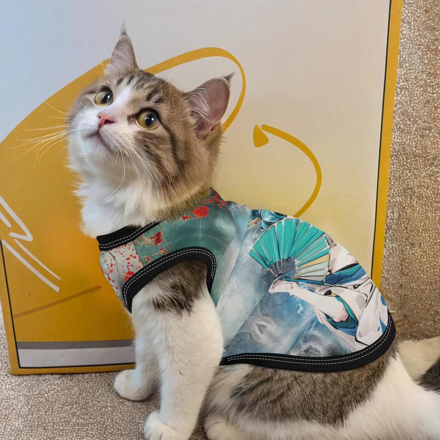 Stand out with the Tokyo Nugget Pet Shirt for Small Medium Dogs Cats available at Hey Nugget. Grab yours today!