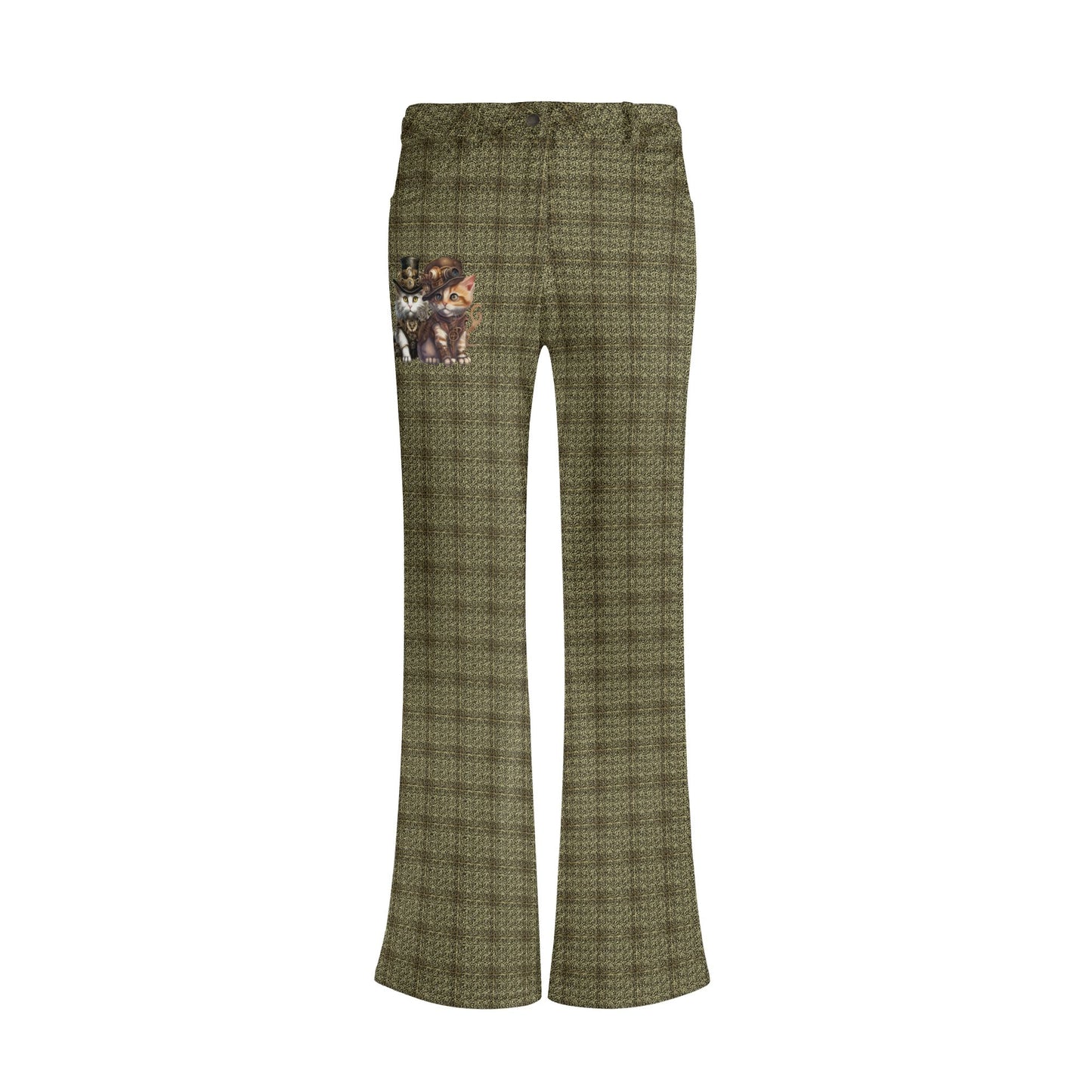 Stand out with the Steampunk Womens Flare Pants available at Hey Nugget. Grab yours today!