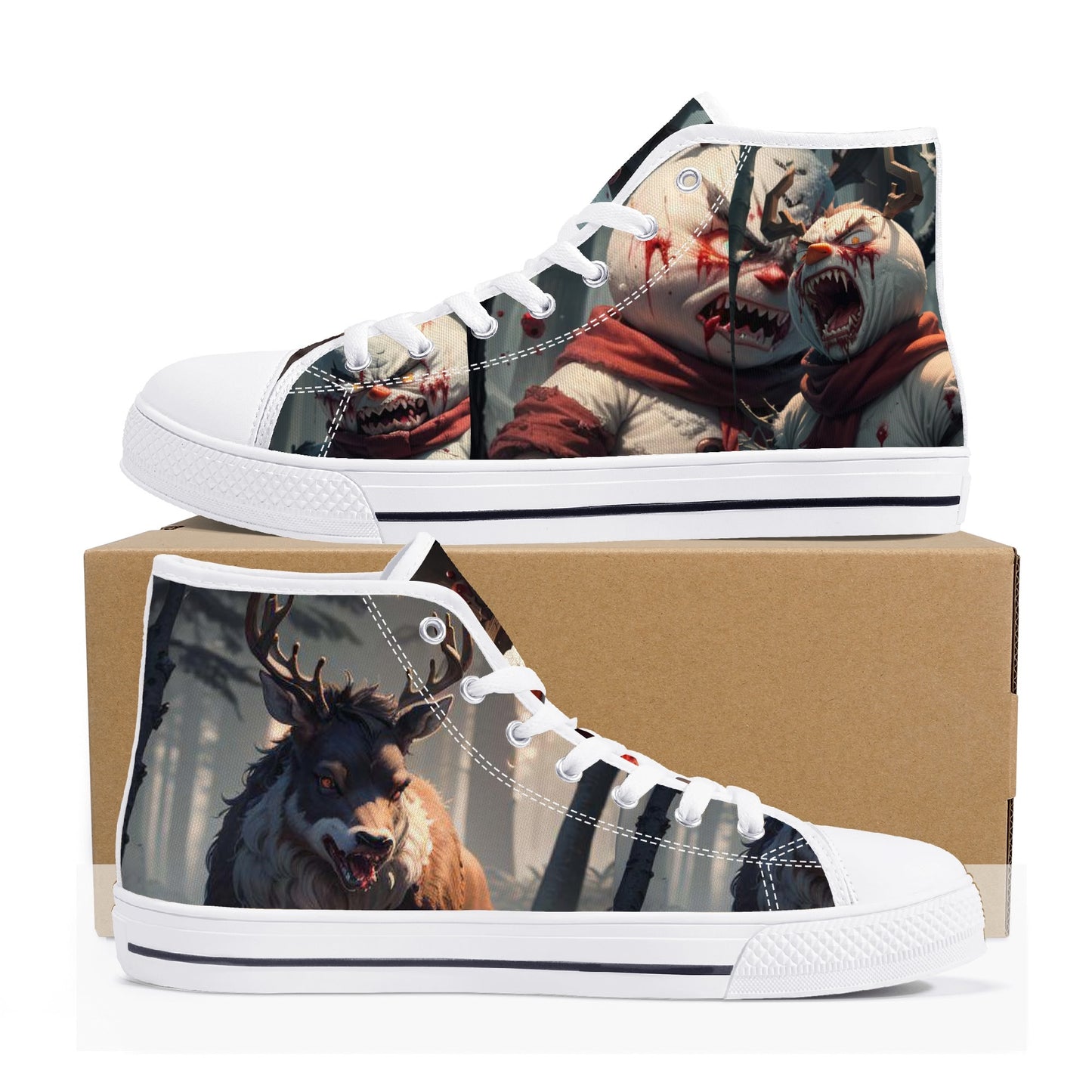 Stand out with the Frostys Revenge Mens High Top Canvas Shoes available at Hey Nugget. Grab yours today!