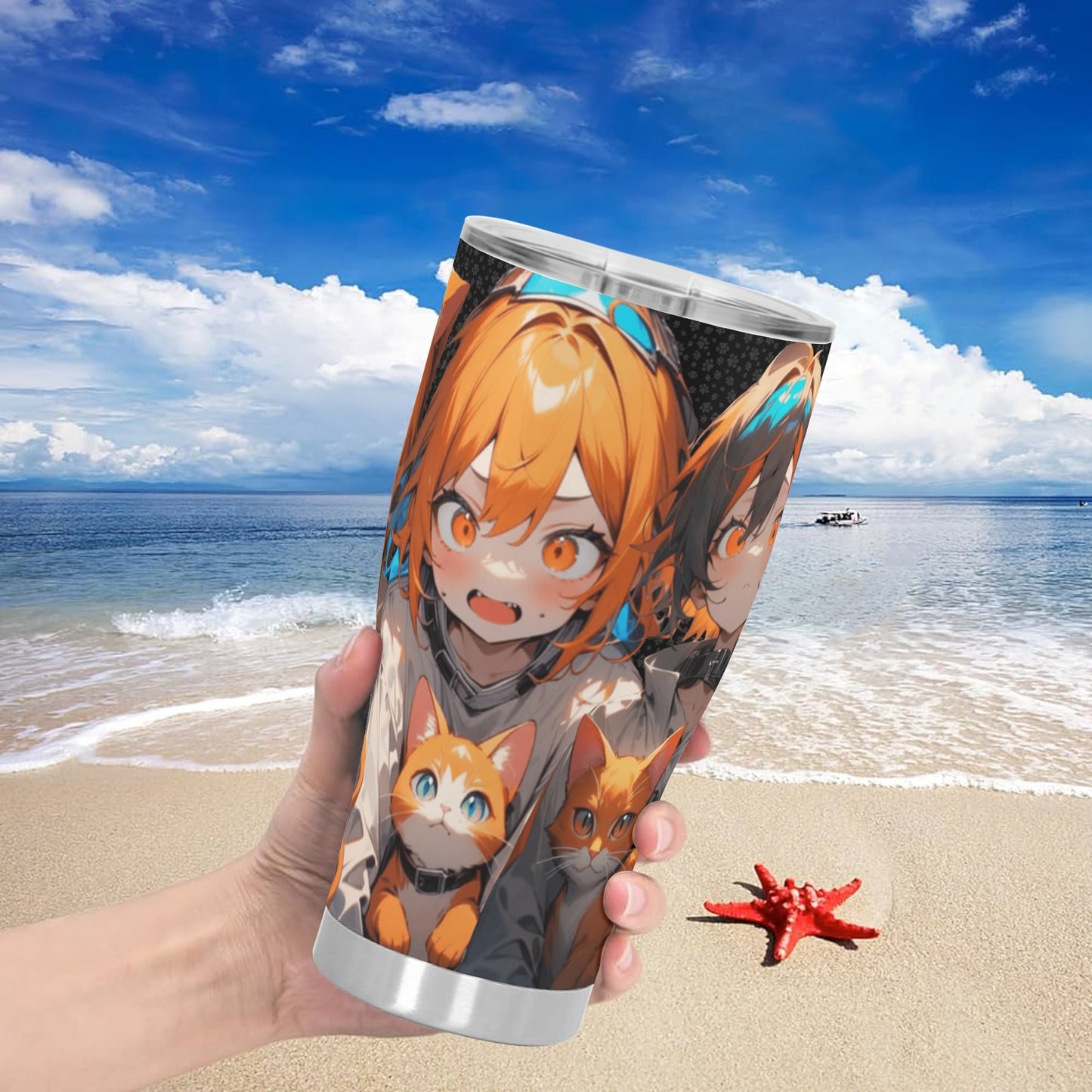 Stand out with the Crazy Cat Lady Stainless Steel Tumbler 30oz available at Hey Nugget. Grab yours today!