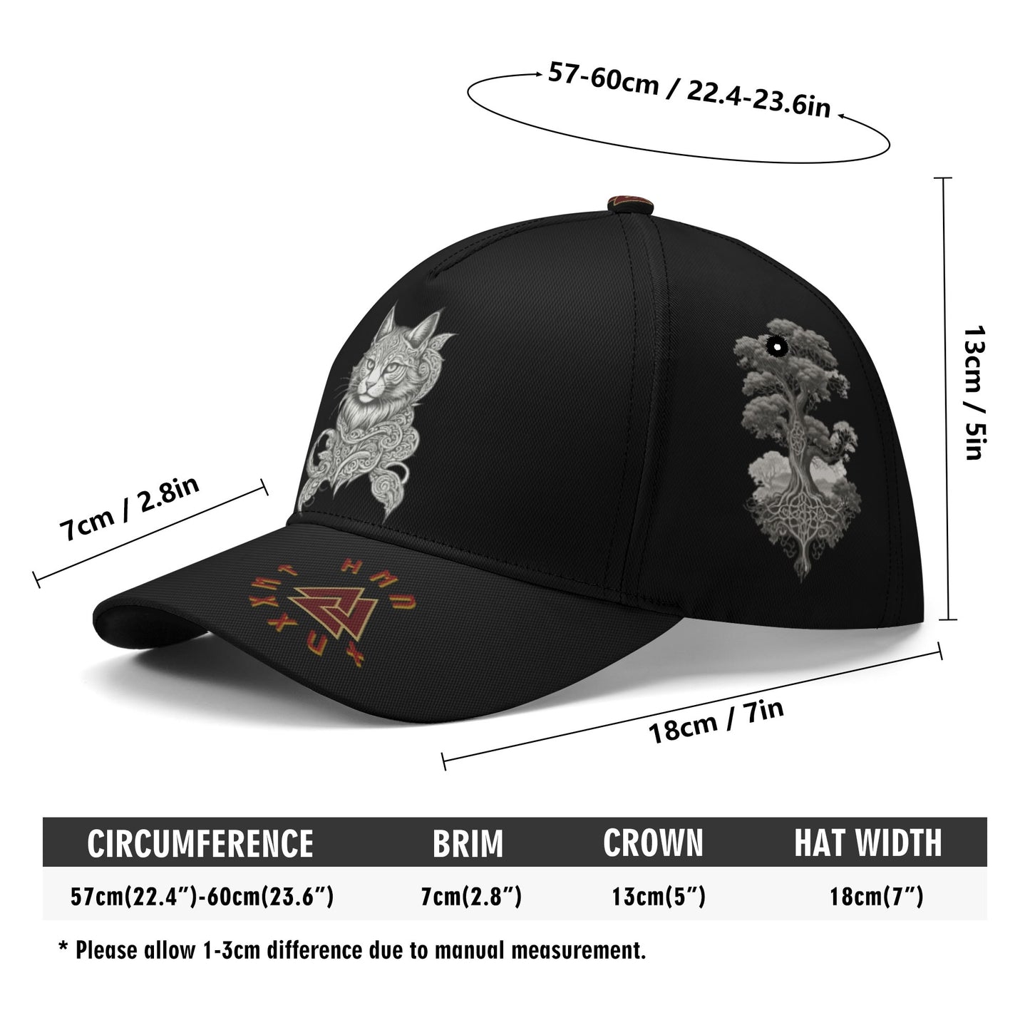 Stand out with the Nordic Kitty Snapback available at Hey Nugget. Grab yours today!