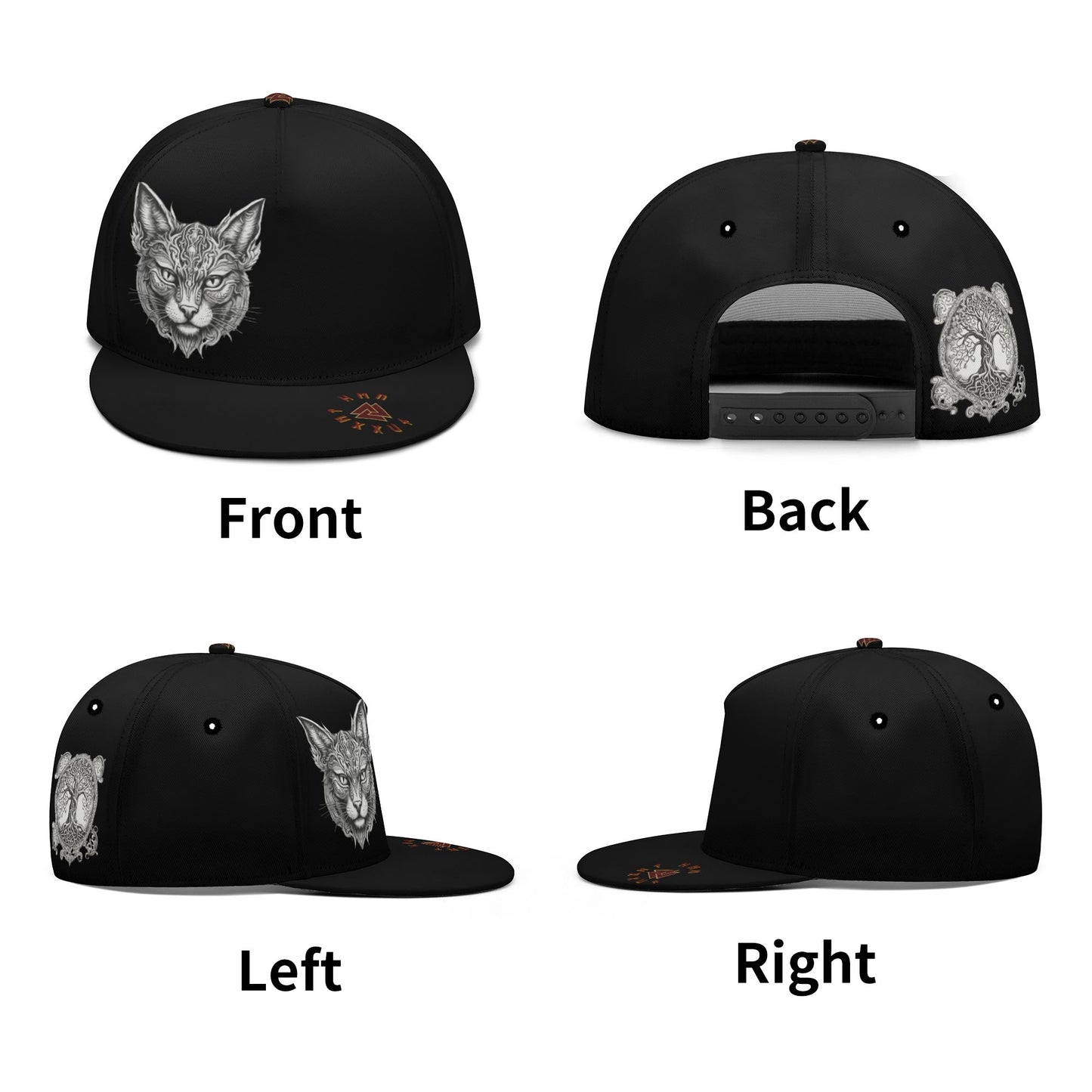Stand out with the Nordic Kitty Snapback available at Hey Nugget. Grab yours today!