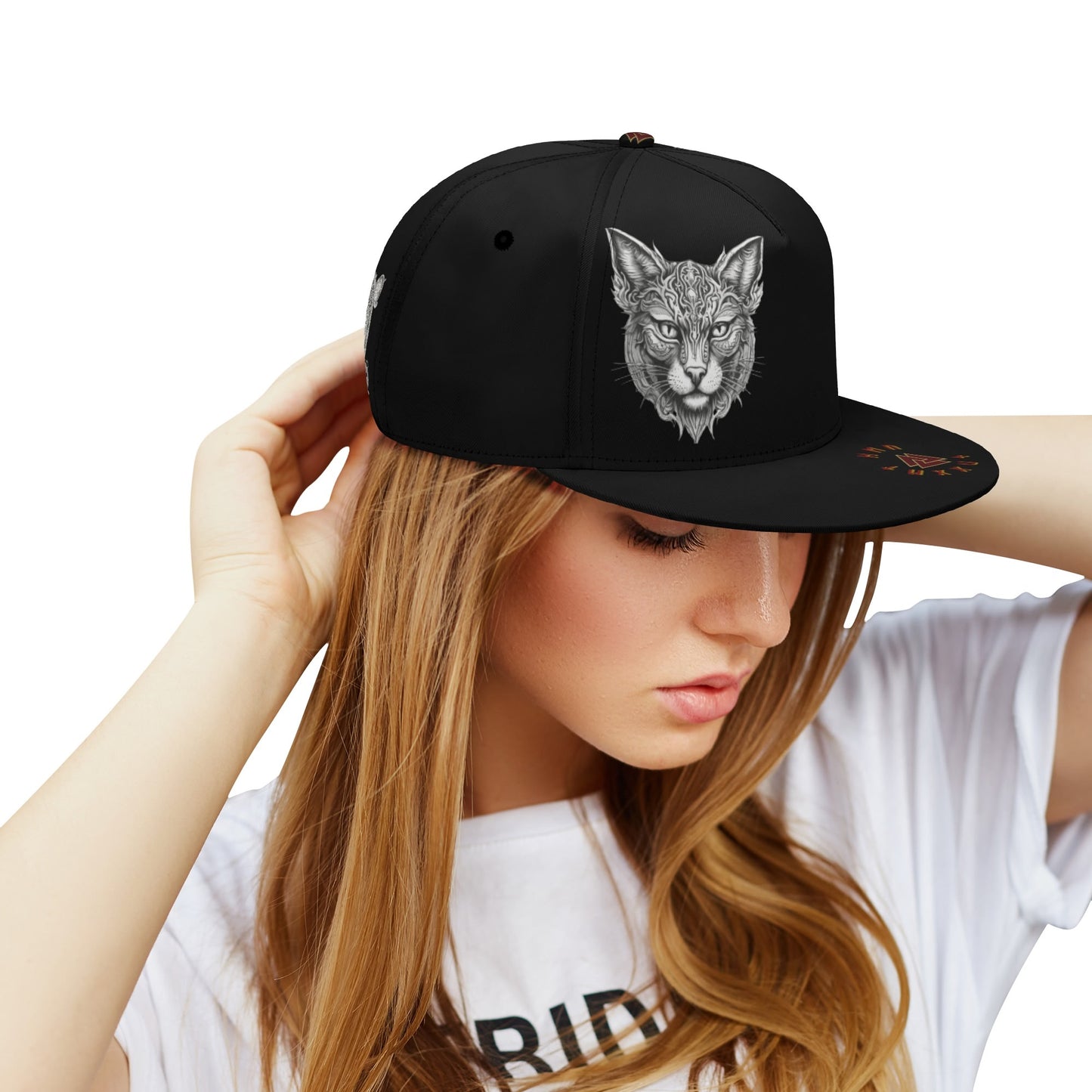 Stand out with the Nordic Kitty Snapback available at Hey Nugget. Grab yours today!