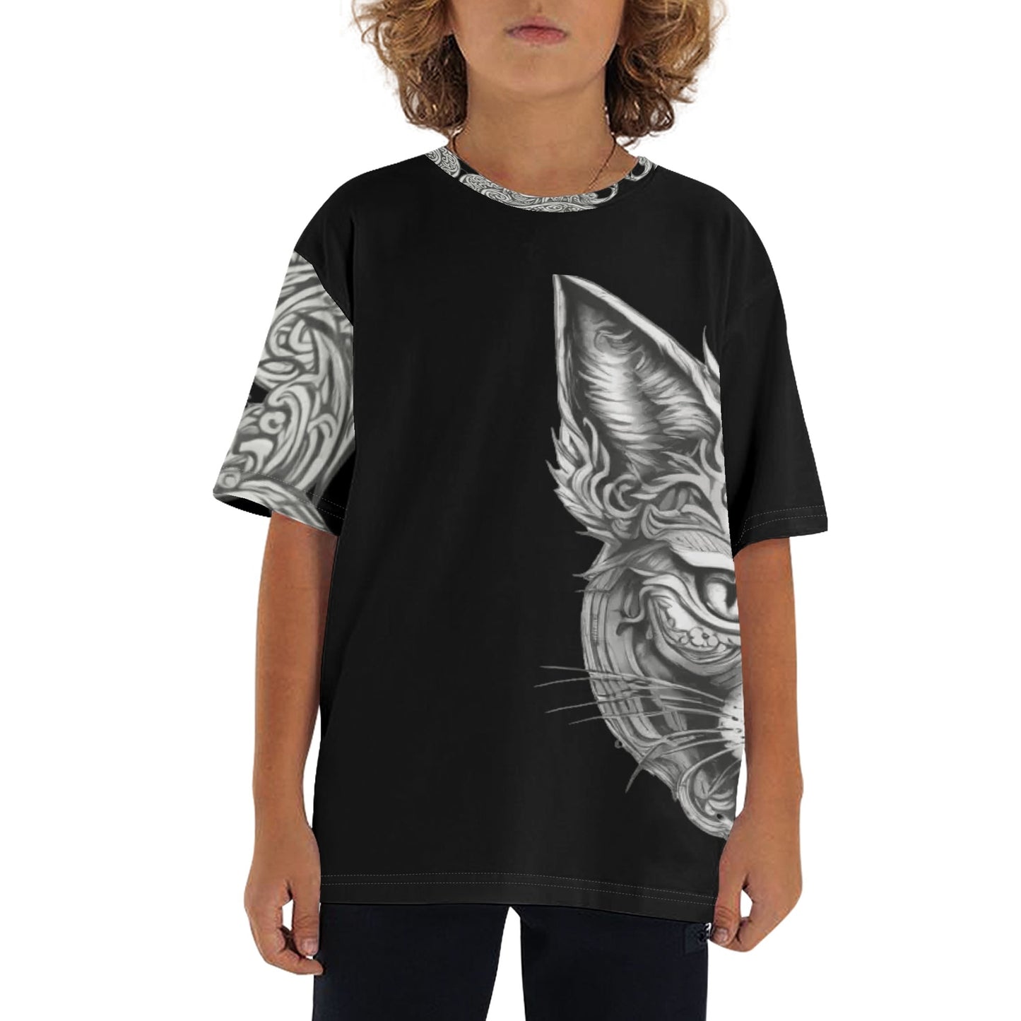 Stand out with the Nordic Kitty Childrens Short Sleeve available at Hey Nugget. Grab yours today!