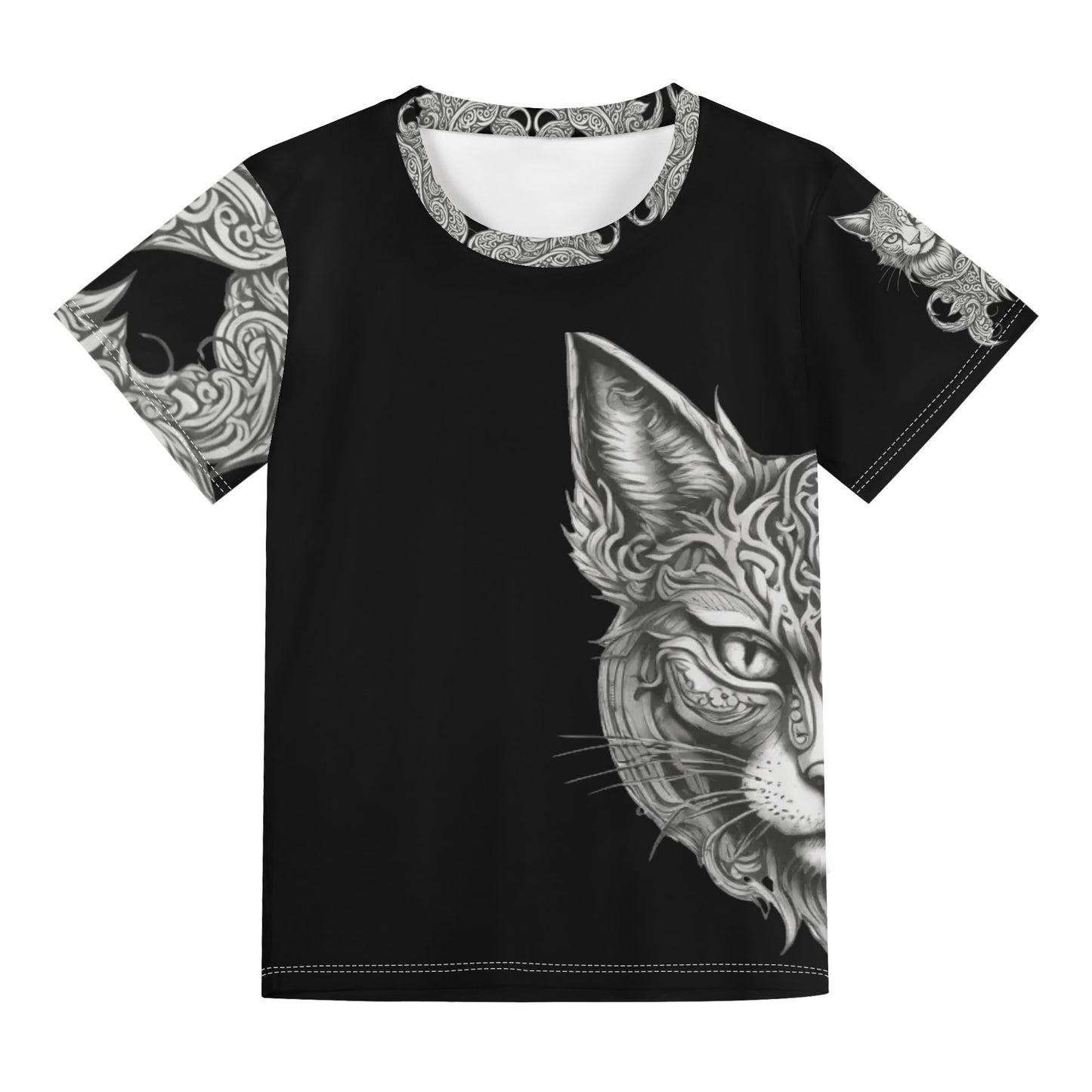 Stand out with the Nordic Kitty Childrens Short Sleeve available at Hey Nugget. Grab yours today!