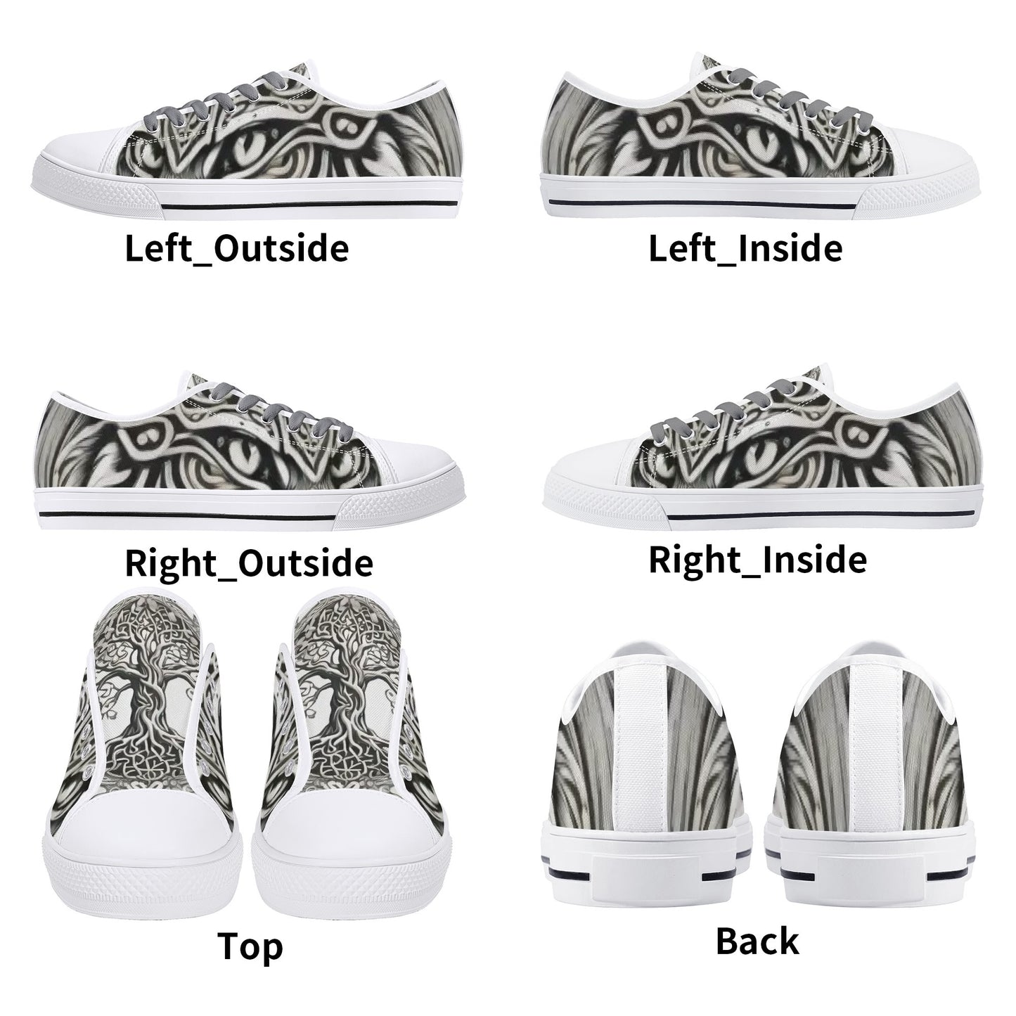 Stand out with the Nordic Kitty Mens Low Top available at Hey Nugget. Grab yours today!