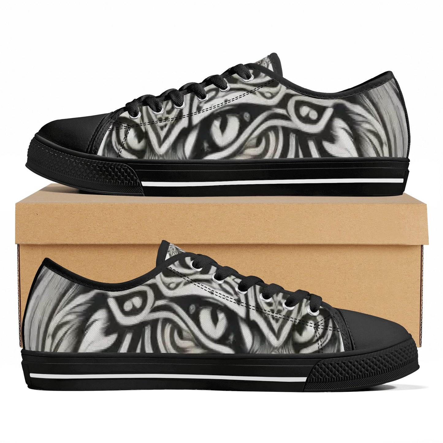 Stand out with the Nordic Kitty Womens Low Top available at Hey Nugget. Grab yours today!