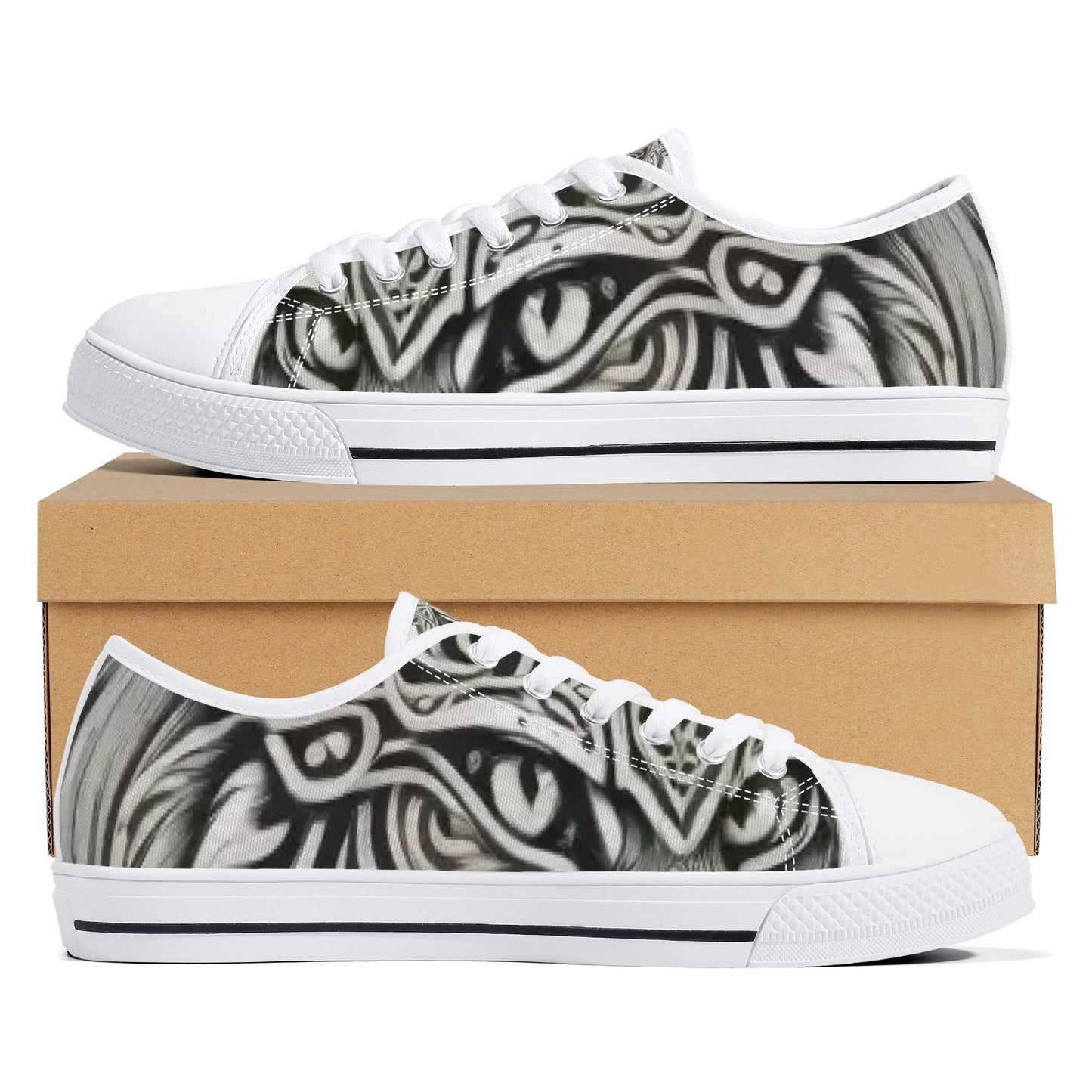 Stand out with the Nordic Kitty Womens Low Top available at Hey Nugget. Grab yours today!