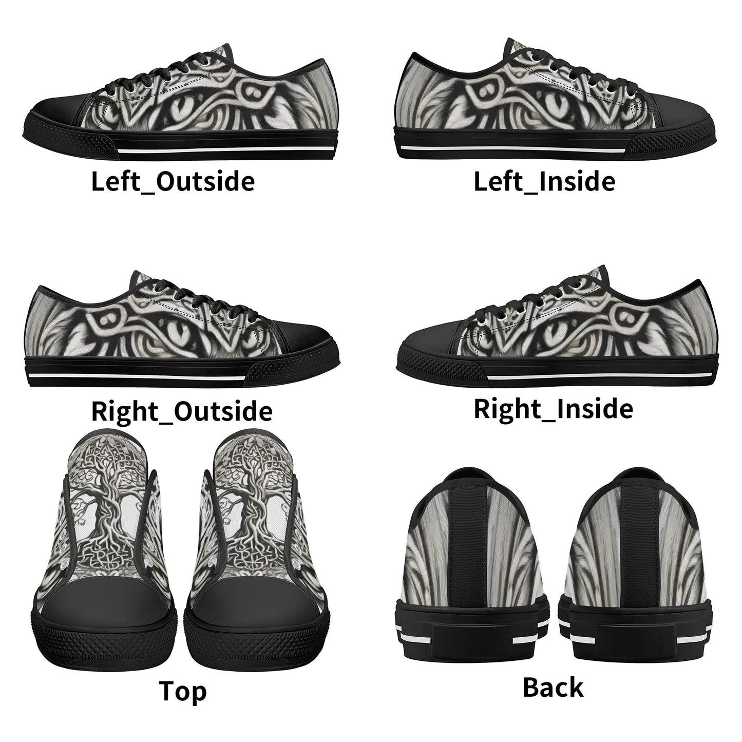 Stand out with the Nordic Kitty Womens Low Top available at Hey Nugget. Grab yours today!