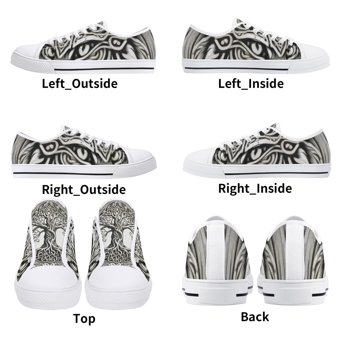 Stand out with the Nordic Kitty Womens Low Top available at Hey Nugget. Grab yours today!
