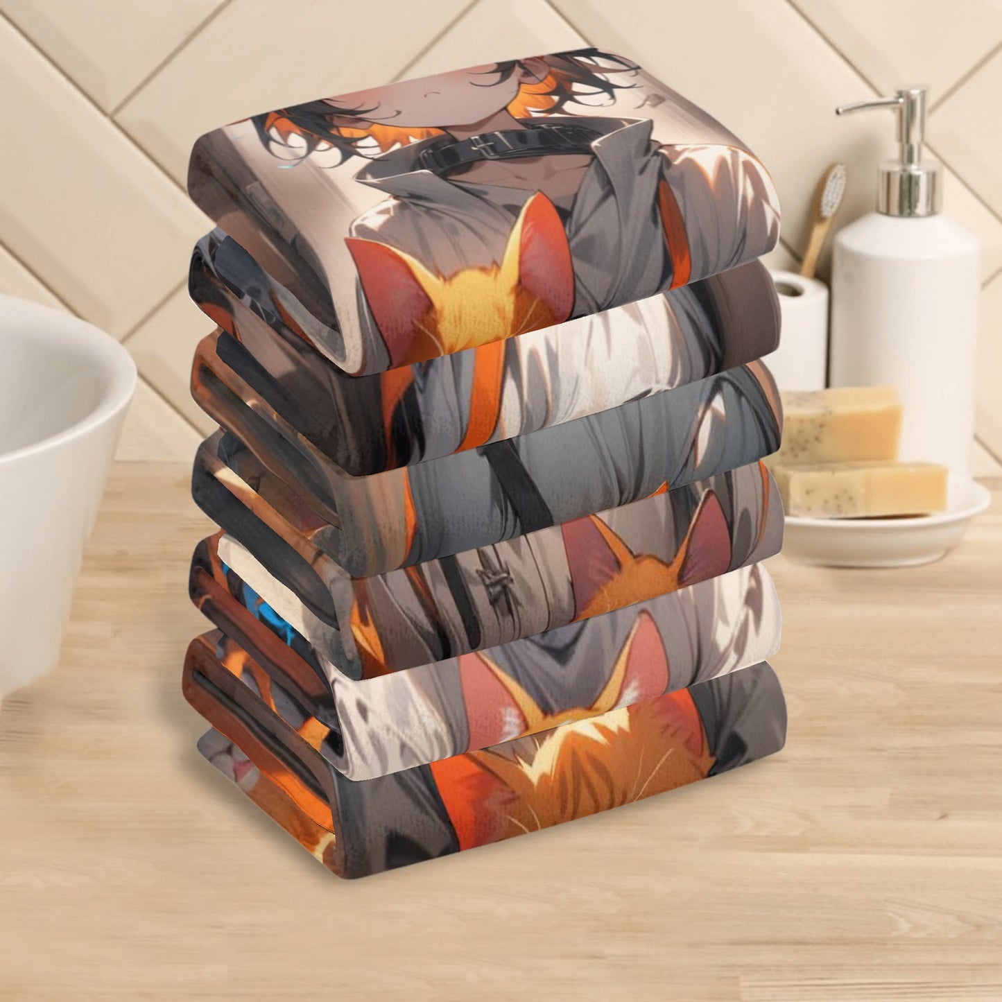 Stand out with the Crazy Cat Lay Hand Towels 6 Pcs available at Hey Nugget. Grab yours today!