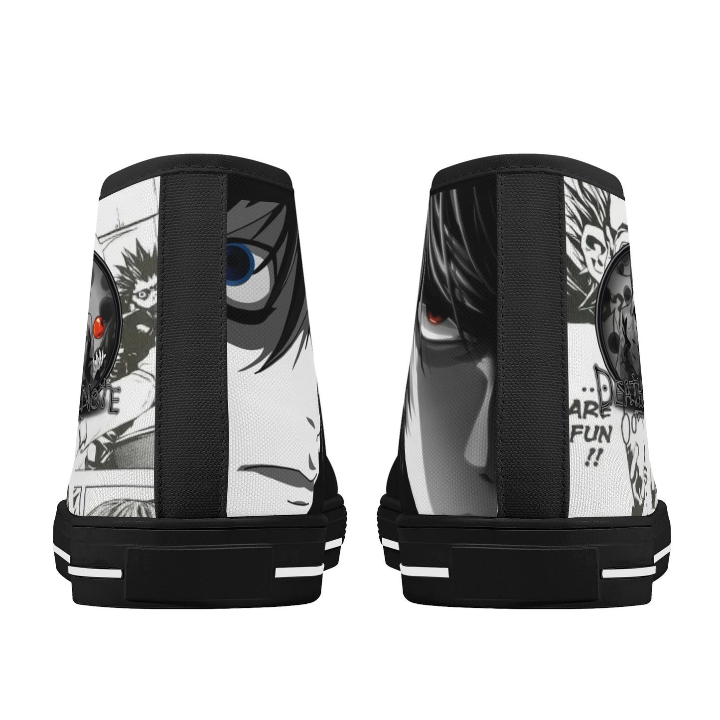 Stand out with the DN Anime Mens High Top Canvas Shoes available at Hey Nugget. Grab yours today!