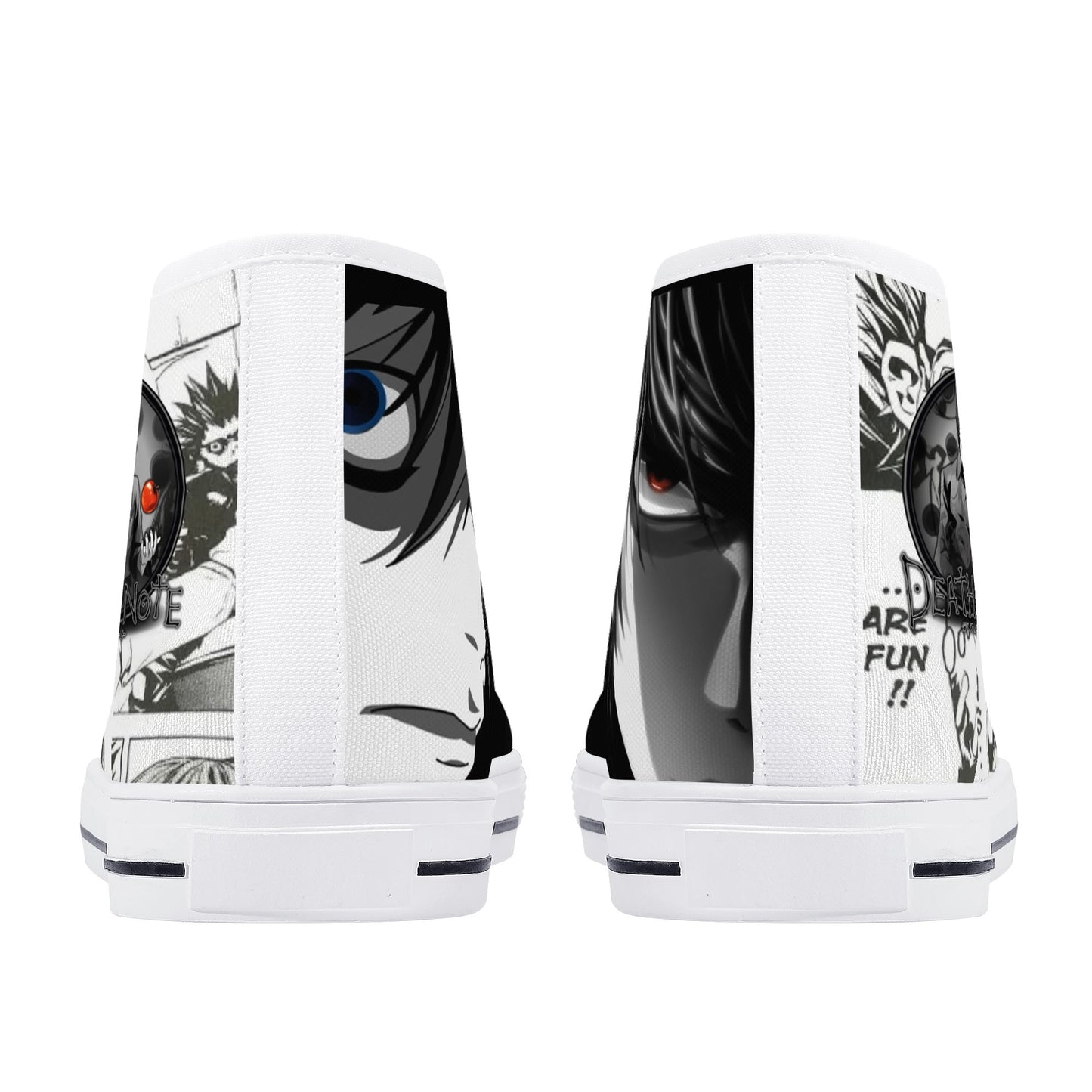 Stand out with the DN Anime Mens High Top Canvas Shoes available at Hey Nugget. Grab yours today!