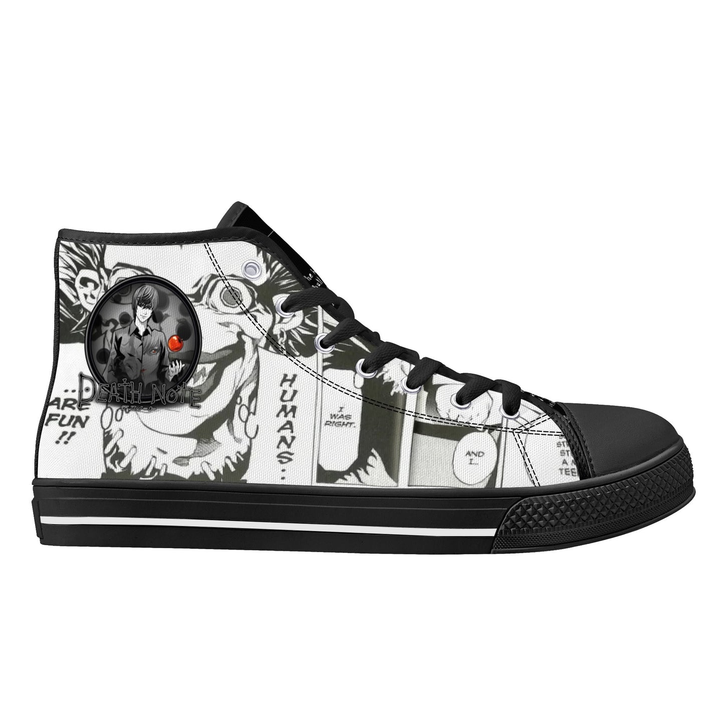 Stand out with the DN Anime Womens High Top Canvas Shoes available at Hey Nugget. Grab yours today!