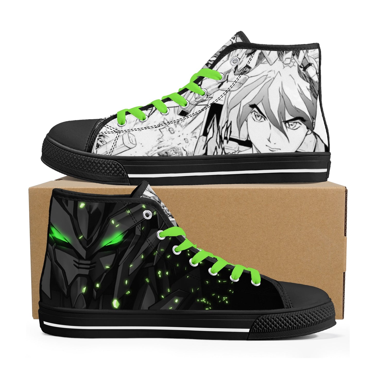 Stand out with the GW Anime Womens High Top Canvas Shoes available at Hey Nugget. Grab yours today!