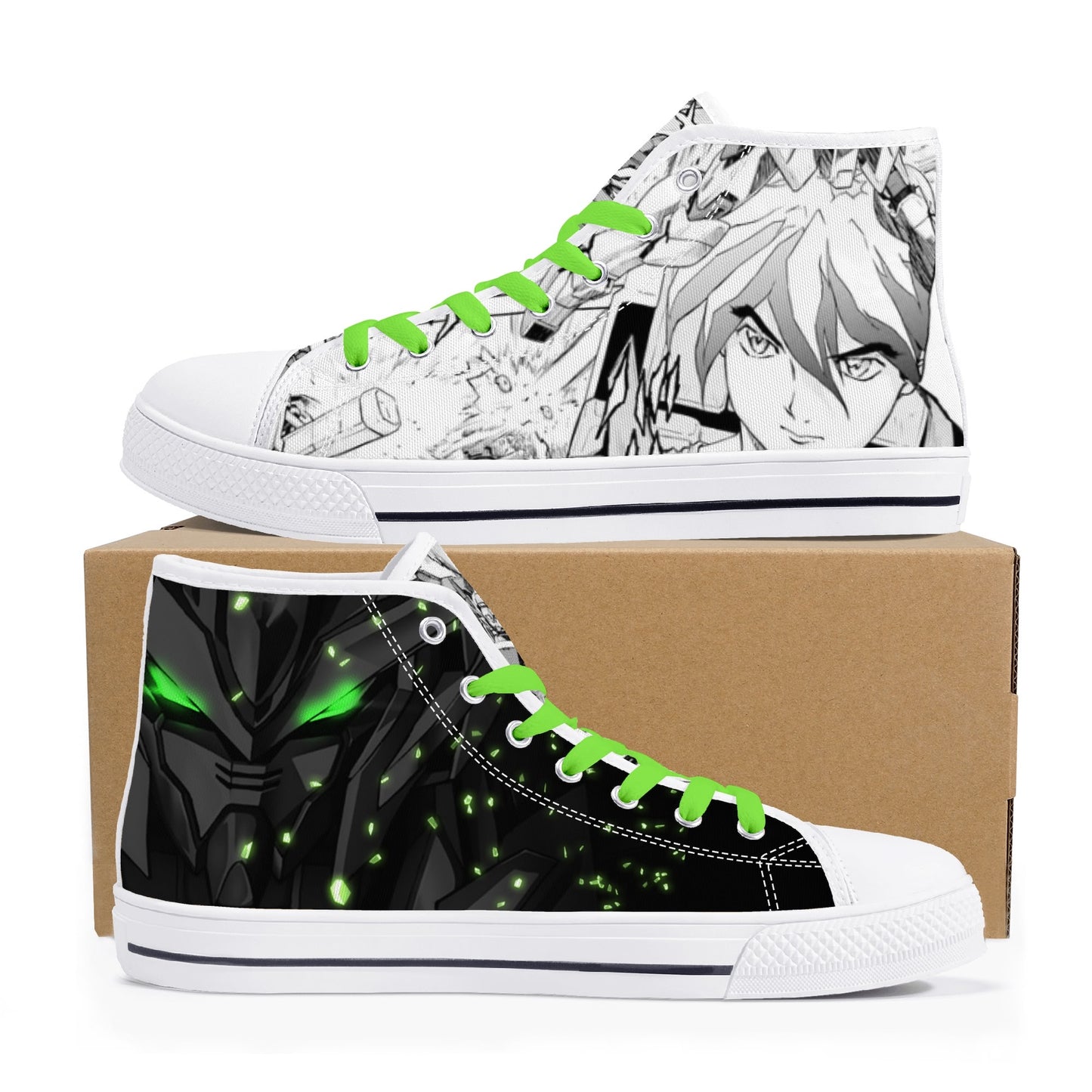 Stand out with the GW Anime Womens High Top Canvas Shoes available at Hey Nugget. Grab yours today!