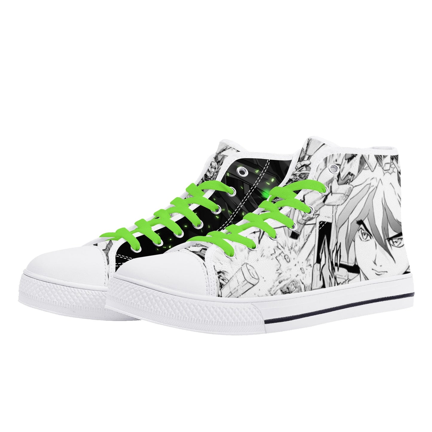 Stand out with the GW Anime Womens High Top Canvas Shoes available at Hey Nugget. Grab yours today!
