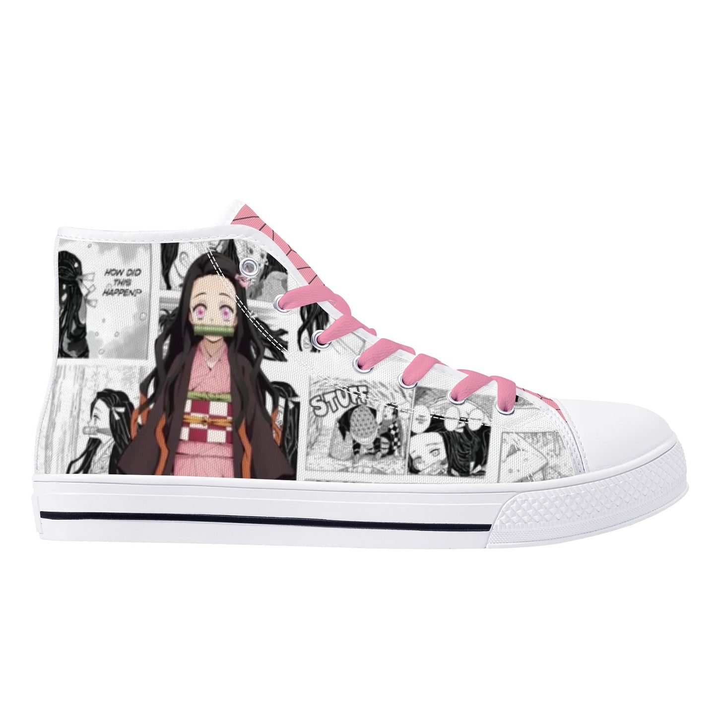 Stand out with the DS Anime Womens High Top Canvas Shoes available at Hey Nugget. Grab yours today!