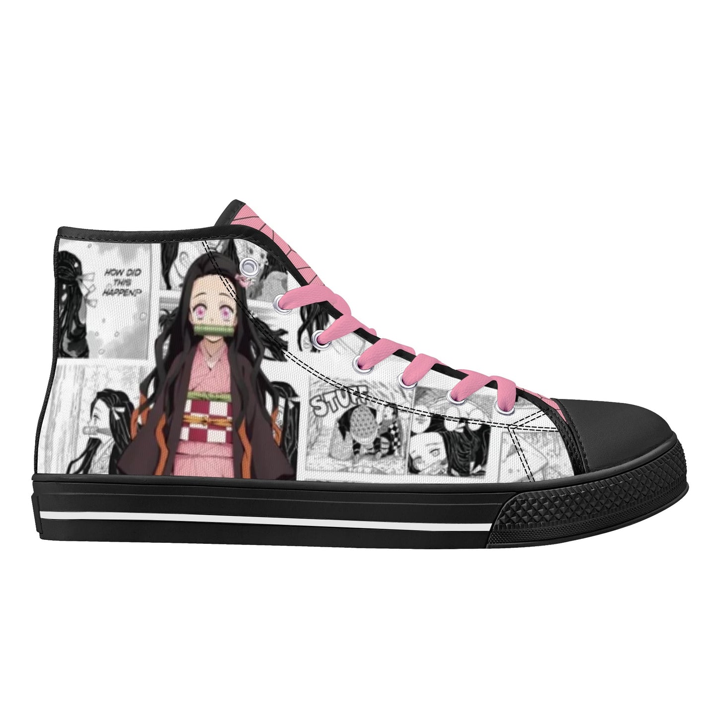 Stand out with the DS Anime Womens High Top Canvas Shoes available at Hey Nugget. Grab yours today!