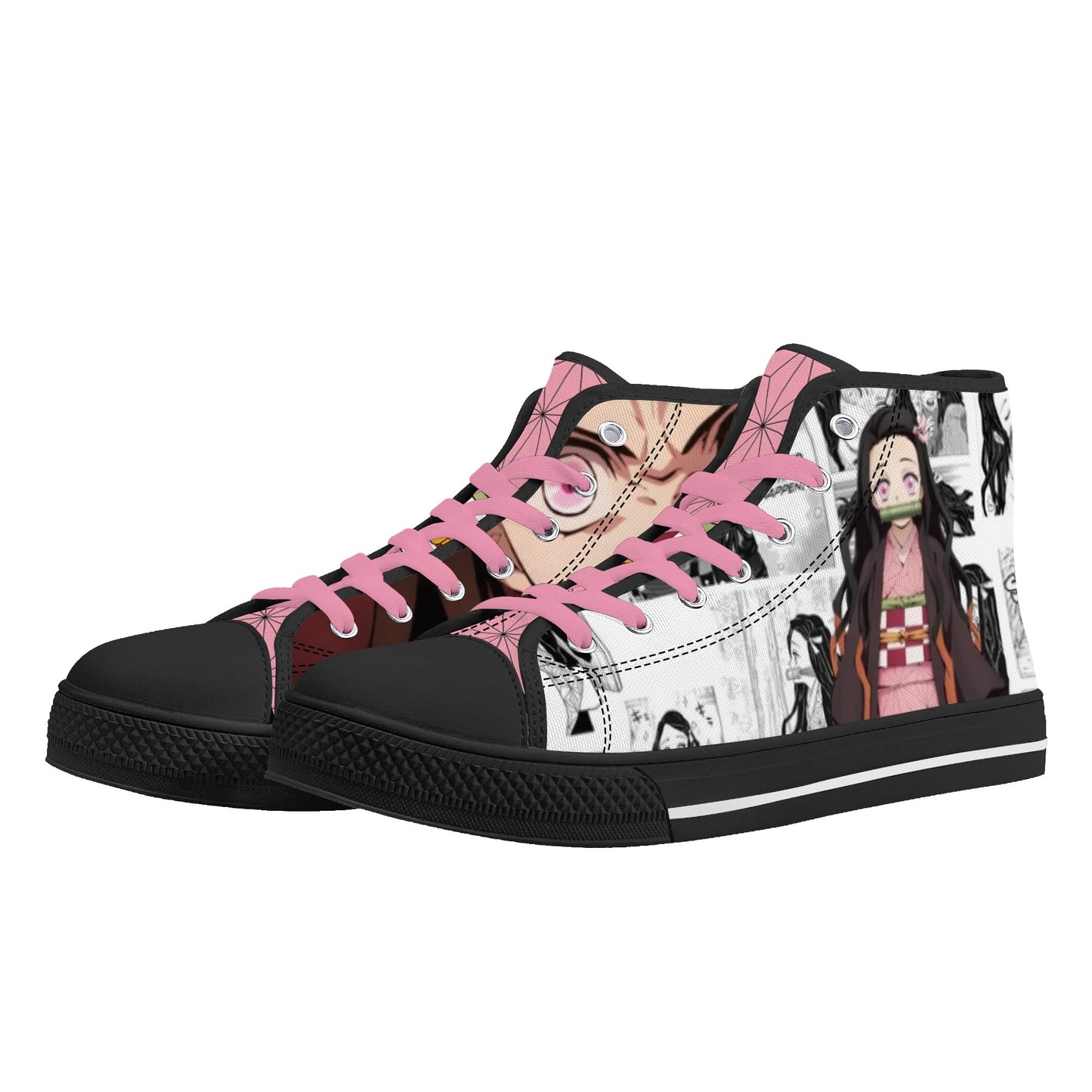 Stand out with the DS Anime Womens High Top Canvas Shoes available at Hey Nugget. Grab yours today!