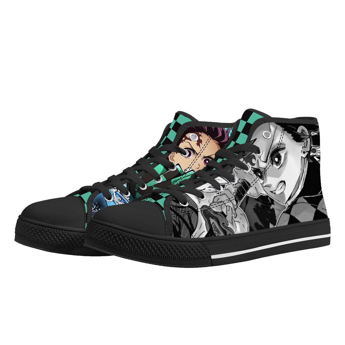 Stand out with the DS Anime Mens High Top Canvas Shoes available at Hey Nugget. Grab yours today!