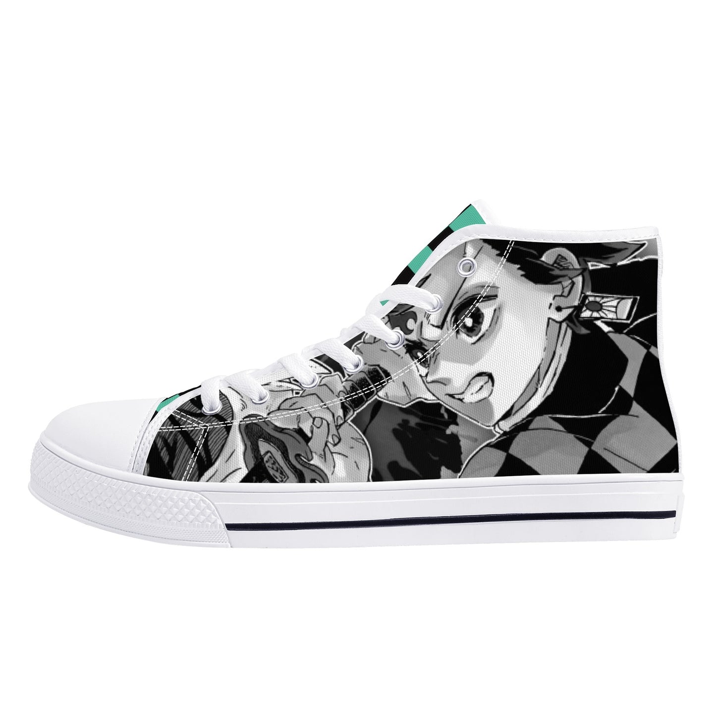 Stand out with the DS Anime Mens High Top Canvas Shoes available at Hey Nugget. Grab yours today!